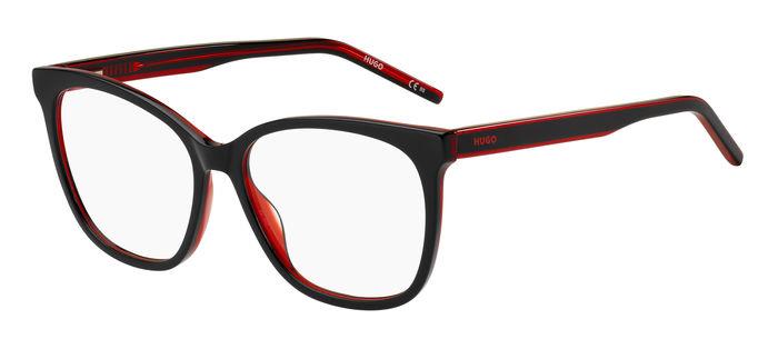 Hugo Boss Donna Hugo Boss HG 1251 OIT Montature da vista Acetato Nero/Rosso Cat Eye