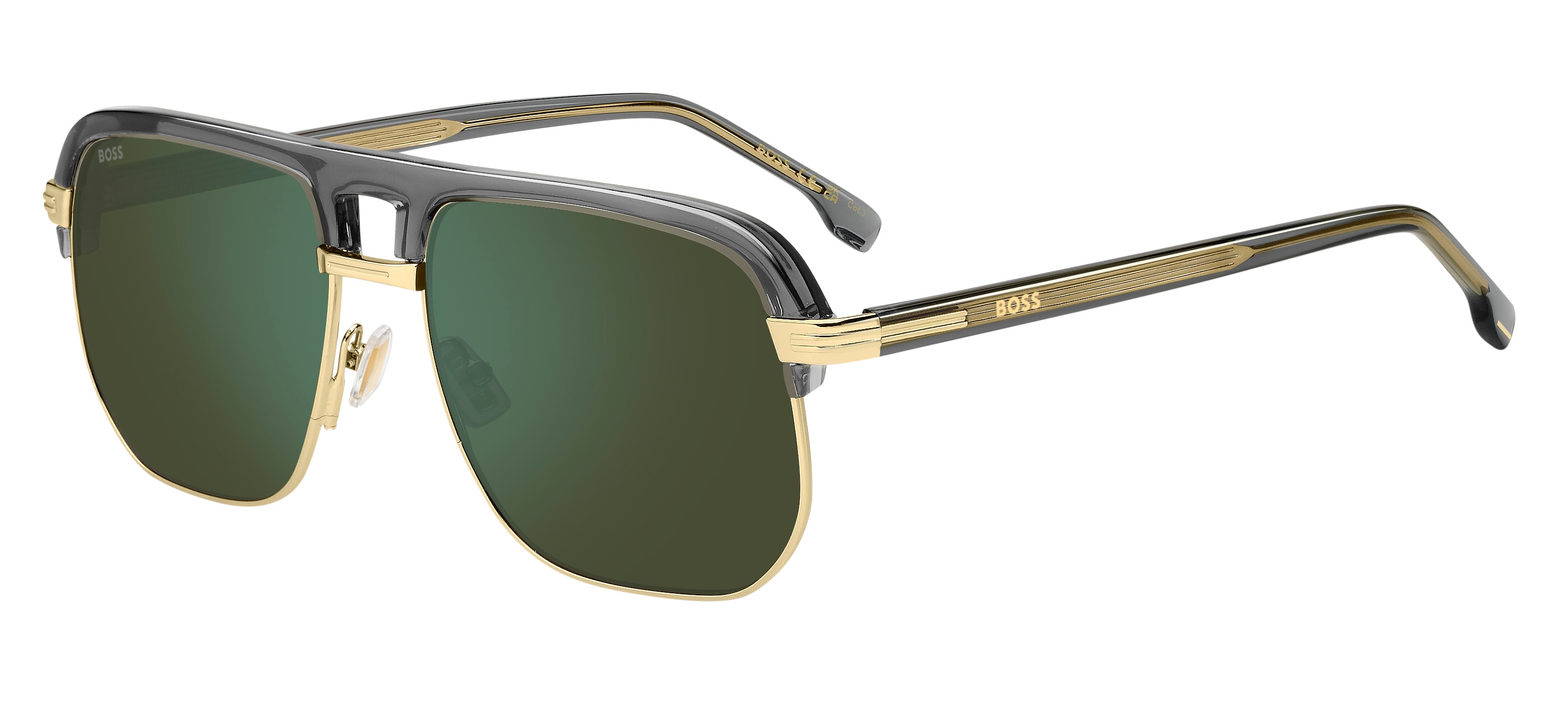 Hugo Boss Hugo Boss BOSS 1752/S FT3/MT Occhiali da sole Verde Specchiato Hugo Boss Hugo Boss BOSS 1752/S FT3/MT Occhiali da sole Verde Specchiato
