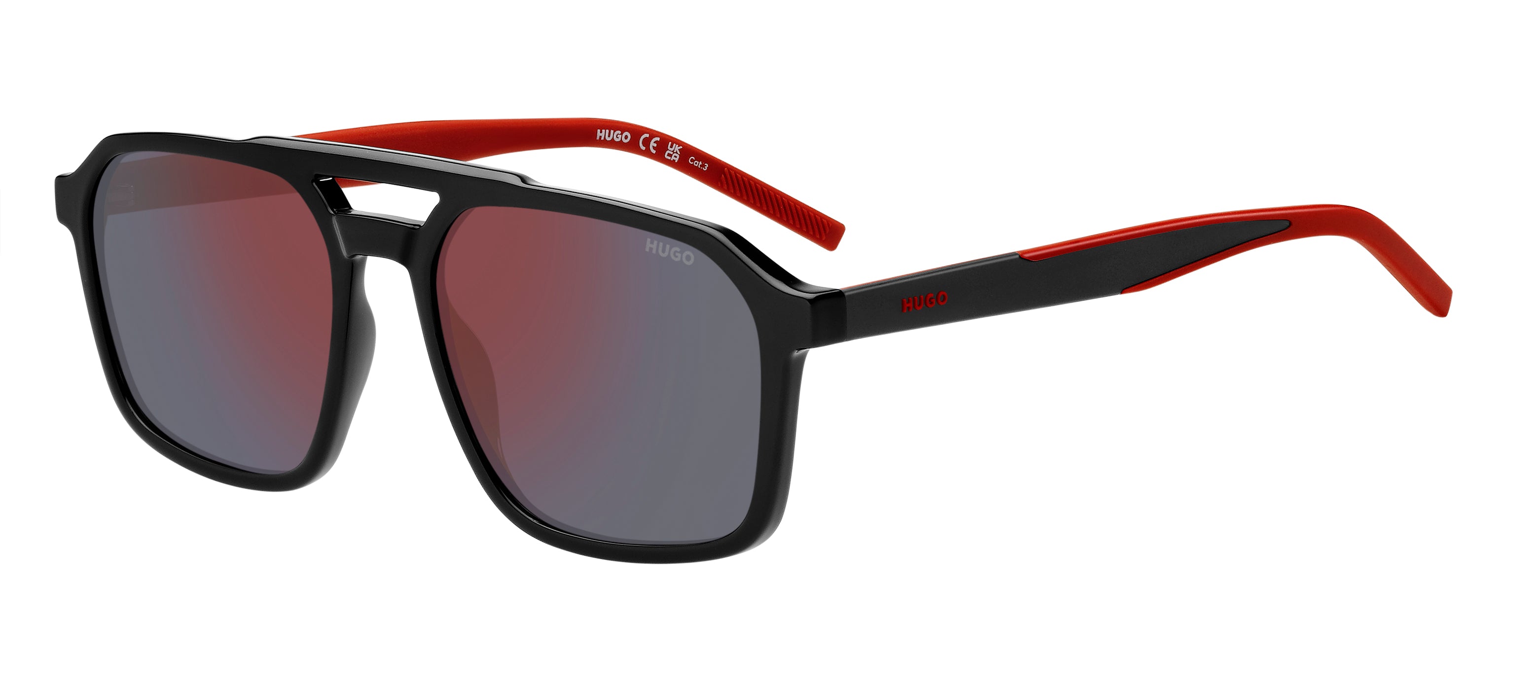 Hugo Boss Hugo Boss HG 1335/S 807/AO Occhiali da sole Rosso Specchiato Hugo Boss Hugo Boss HG 1335/S 807/AO Occhiali da sole Rosso Specchiato