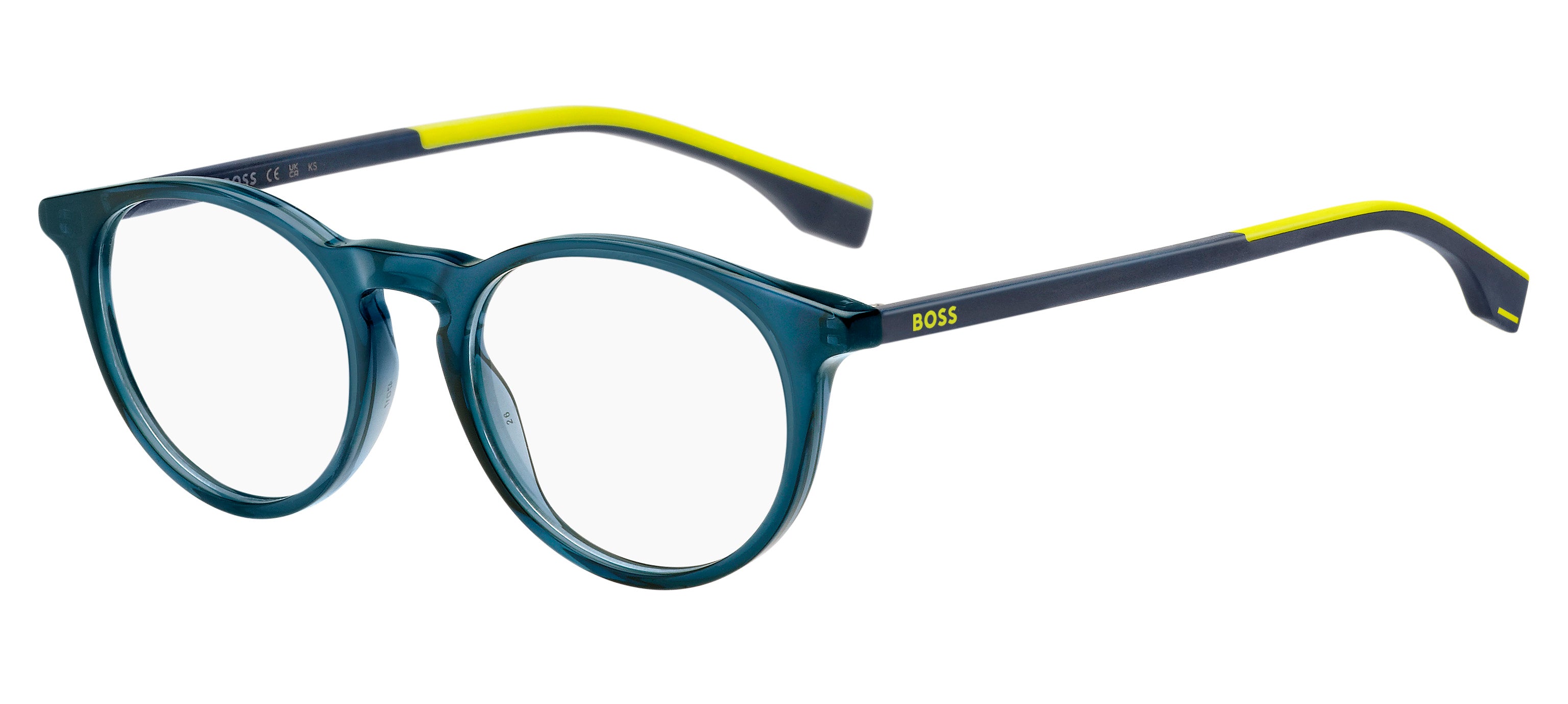 Hugo Boss Junior Hugo Boss BOSS 1545 DCD Montature da vista bambino Acetato Blu/Giallo Rotonda