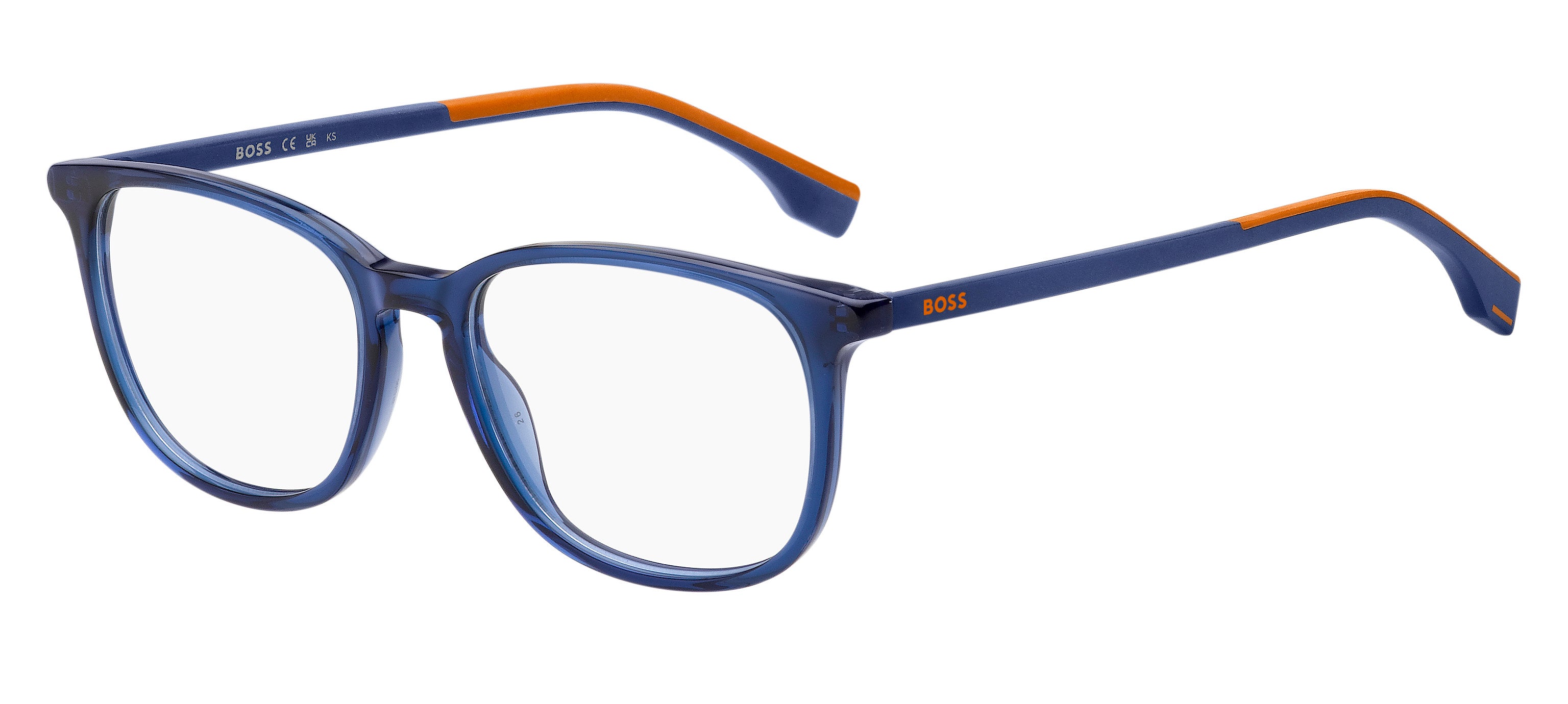 Hugo Boss Junior Hugo Boss BOSS 1546 RTC Montature da vista bambino Acetato Blu/Arancione Squadrata