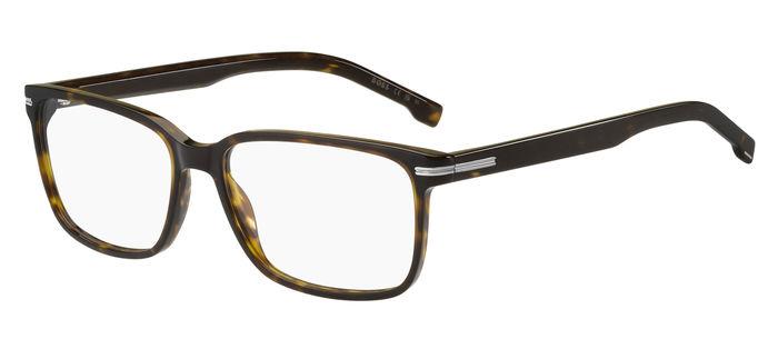 Hugo Boss Uomo BOSS 1511 086 Montature da vista Bio-acetato Havana Squadrata