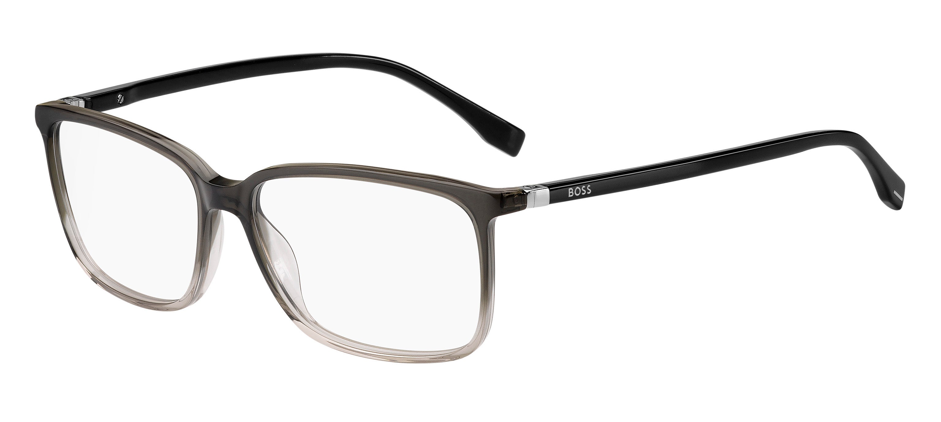 Hugo Boss Uomo Hugo Boss BOSS 0679/IT 08A Montature da vista Acetato Nero/Grigio Squadrata Hugo Boss Uomo Hugo Boss BOSS 0679/IT 08A Montature da vista Acetato Nero/Grigio Squadrata