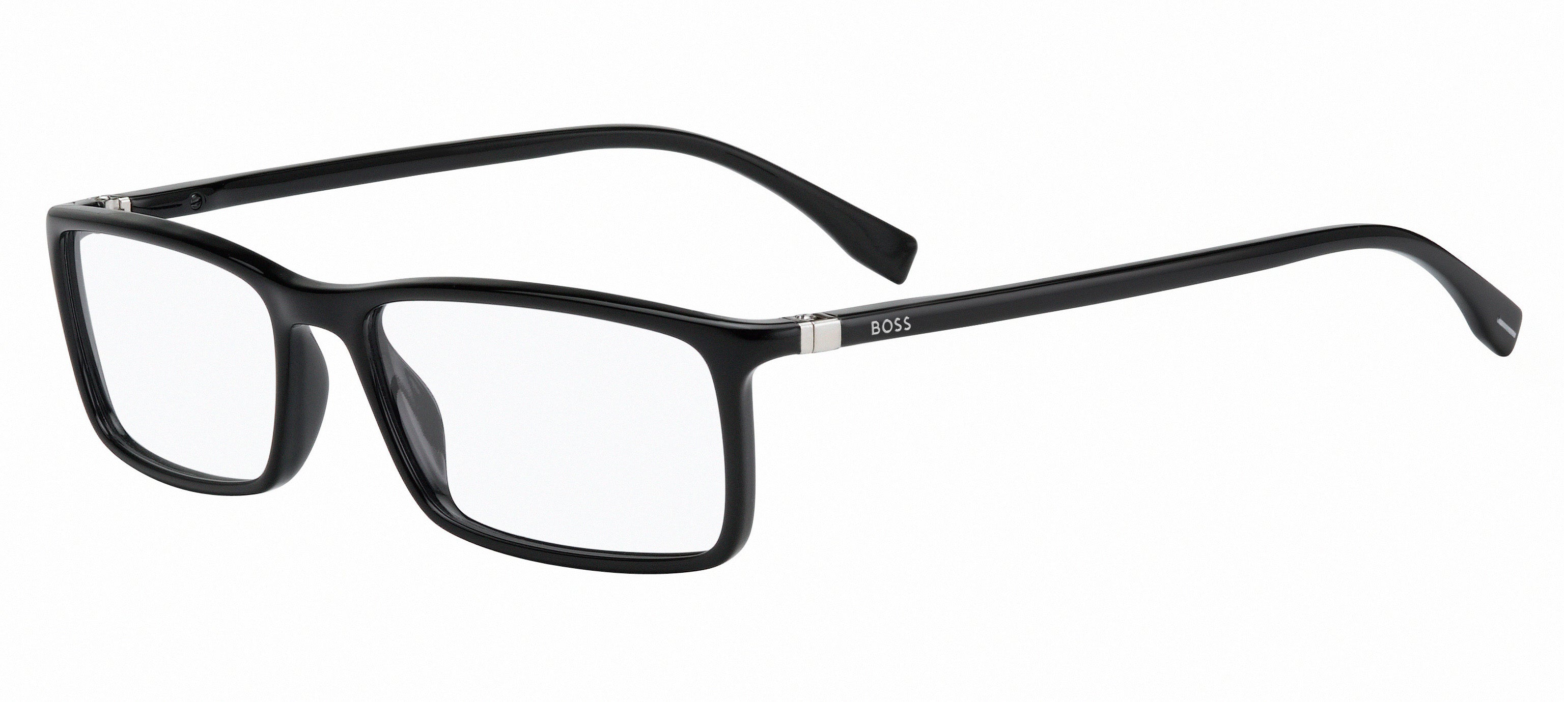 Hugo Boss Uomo Hugo Boss BOSS 0680/IT 807 Montature da vista Acetato Nero Squadrata Hugo Boss Uomo Hugo Boss BOSS 0680/IT 807 Montature da vista Acetato Nero Squadrata
