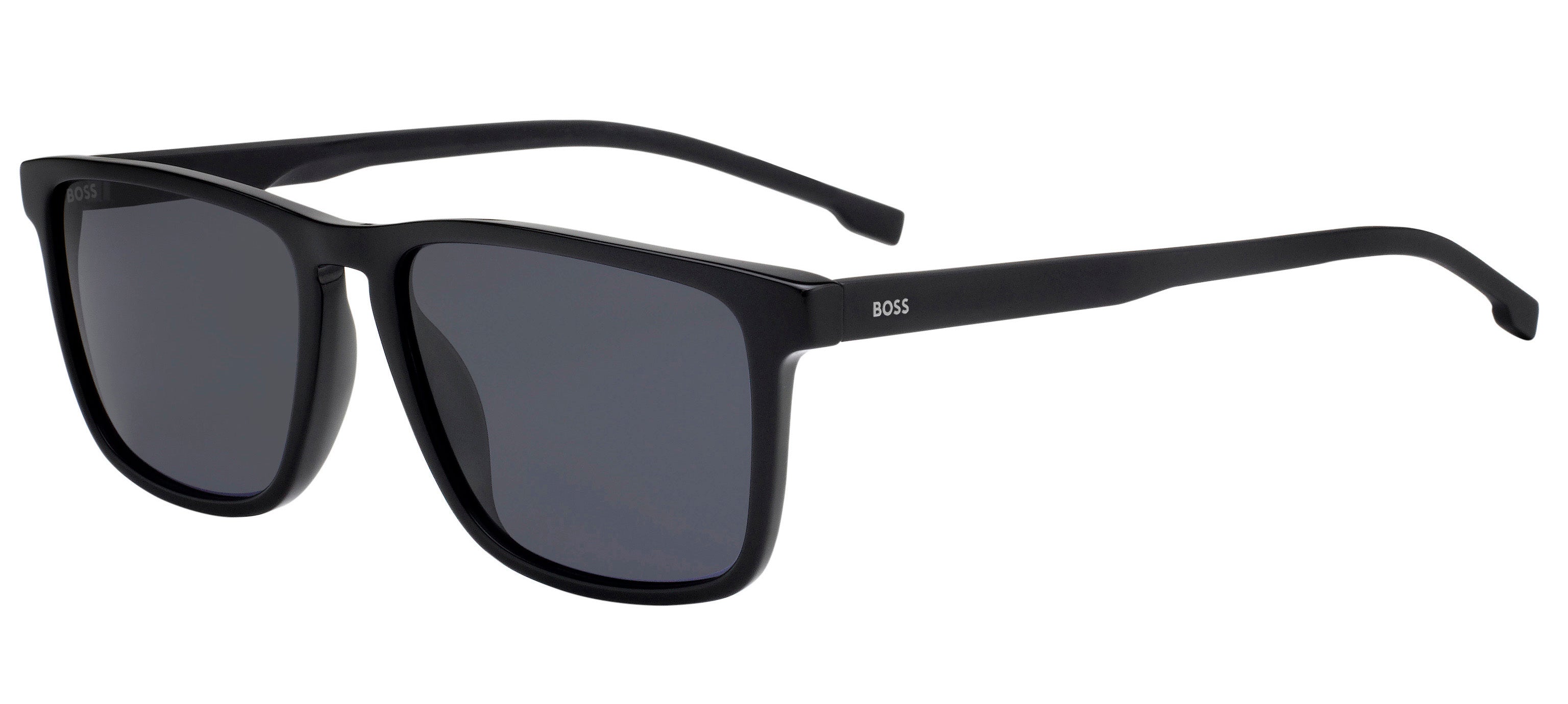 Hugo Boss Uomo Hugo Boss BOSS 0921/S 807/IR Occhiali da sole Acetato Nero Grigio Squadrata Hugo Boss Uomo Hugo Boss BOSS 0921/S 807/IR Occhiali da sole Acetato Nero Grigio Squadrata