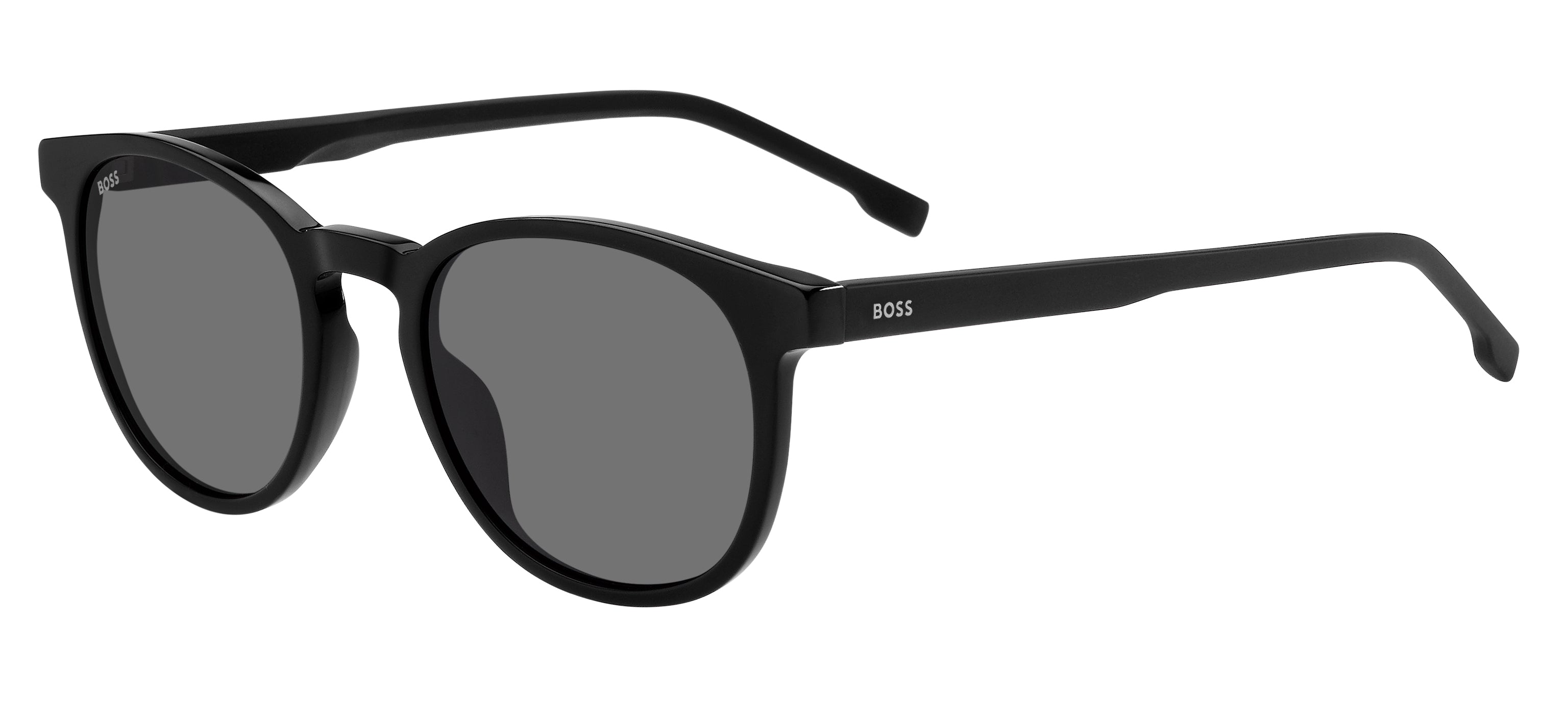 Hugo Boss Uomo Hugo Boss BOSS 0922/S 807/IR Occhiali da sole Acetato Nero Grigio Rotonda