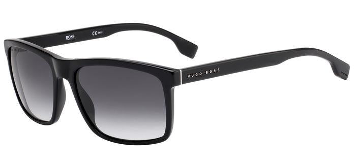 Hugo Boss Uomo Hugo Boss BOSS 1036/S 807/9O Occhiali da sole Acetato Nero Grigio Squadrata Sfumato Hugo Boss Uomo Hugo Boss BOSS 1036/S 807/9O Occhiali da sole Acetato Nero Grigio Squadrata Sfumato