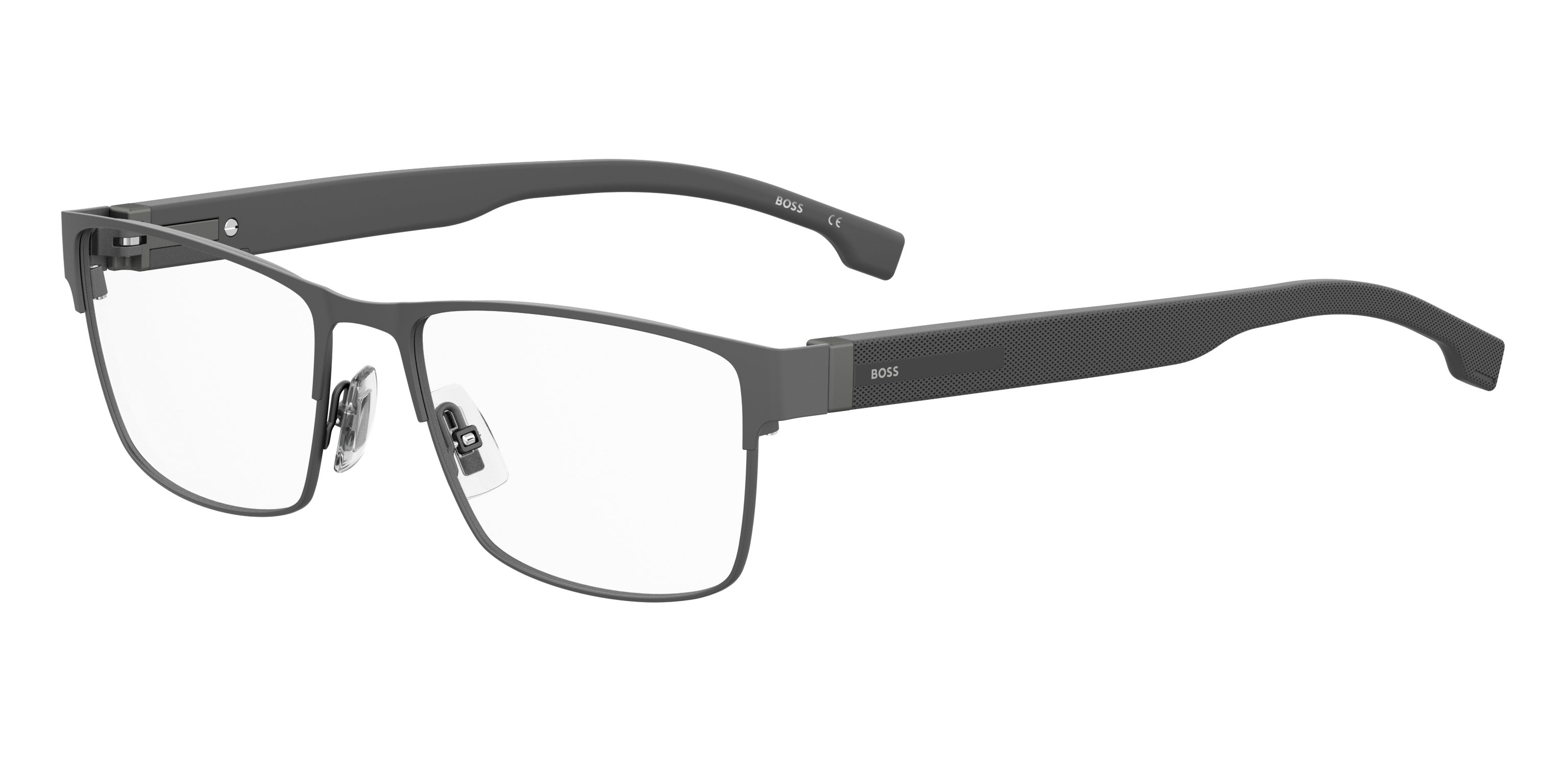 Hugo Boss Uomo Hugo Boss BOSS 1040 RIW Montature da vista Acciaio Grigio Squadrata