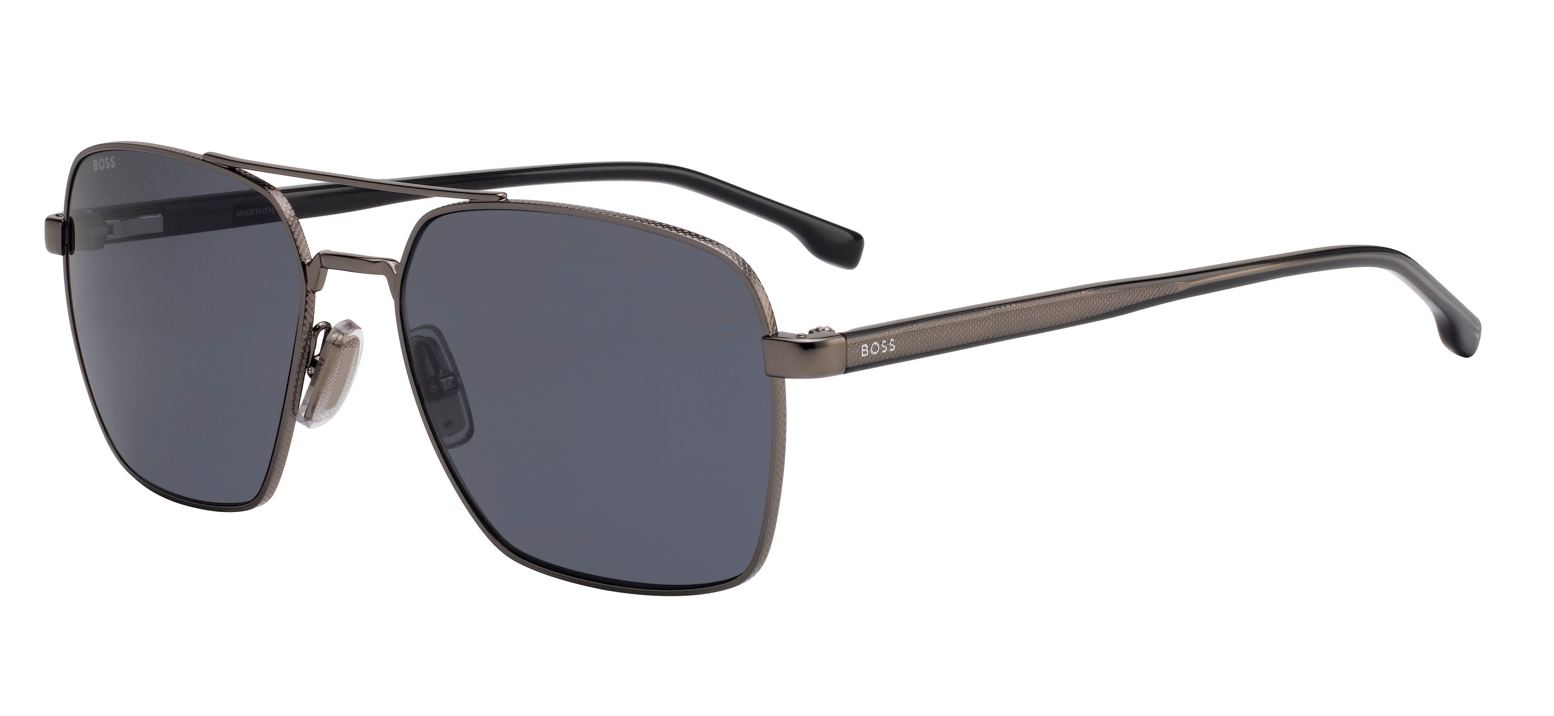 Hugo Boss Uomo Hugo Boss BOSS 1045/S/IT V81/IR Occhiali da sole Metallo Grigio Grigio Squadrata Normale