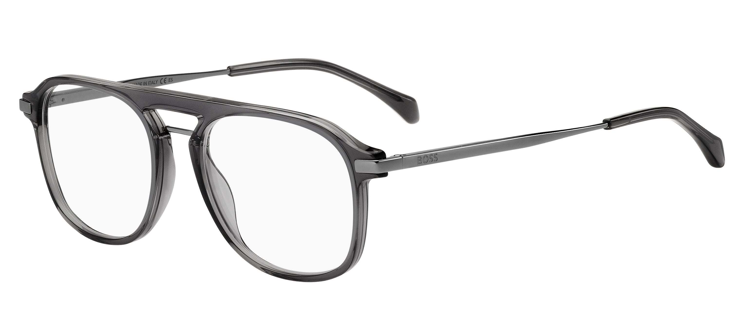 Hugo Boss Uomo Hugo Boss BOSS 1092/IT KB7 Montature da vista Acetato Grigio Squadrata