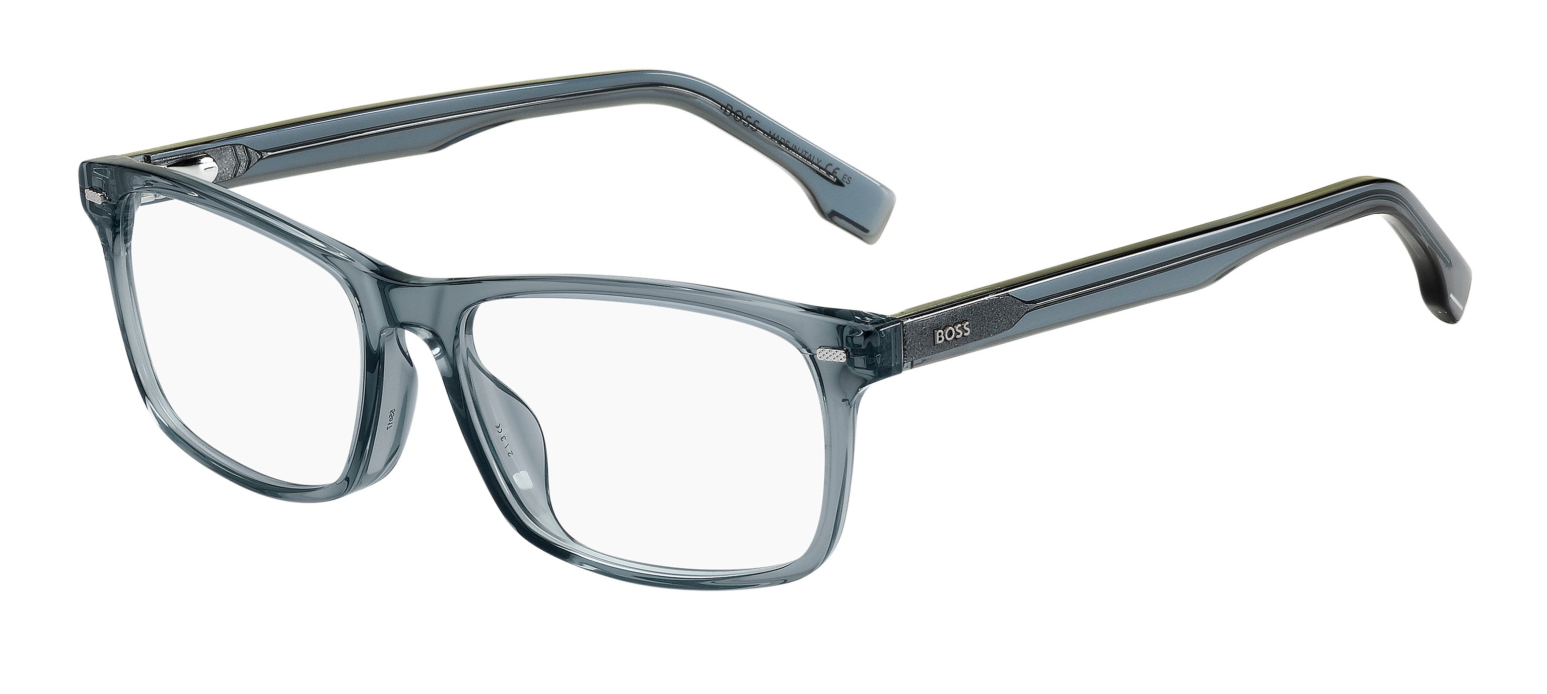Hugo Boss Uomo Hugo Boss BOSS 1478/F PJP Montature da vista Acetato Blu Squadrata Hugo Boss Uomo Hugo Boss BOSS 1478/F PJP Montature da vista Acetato Blu Squadrata