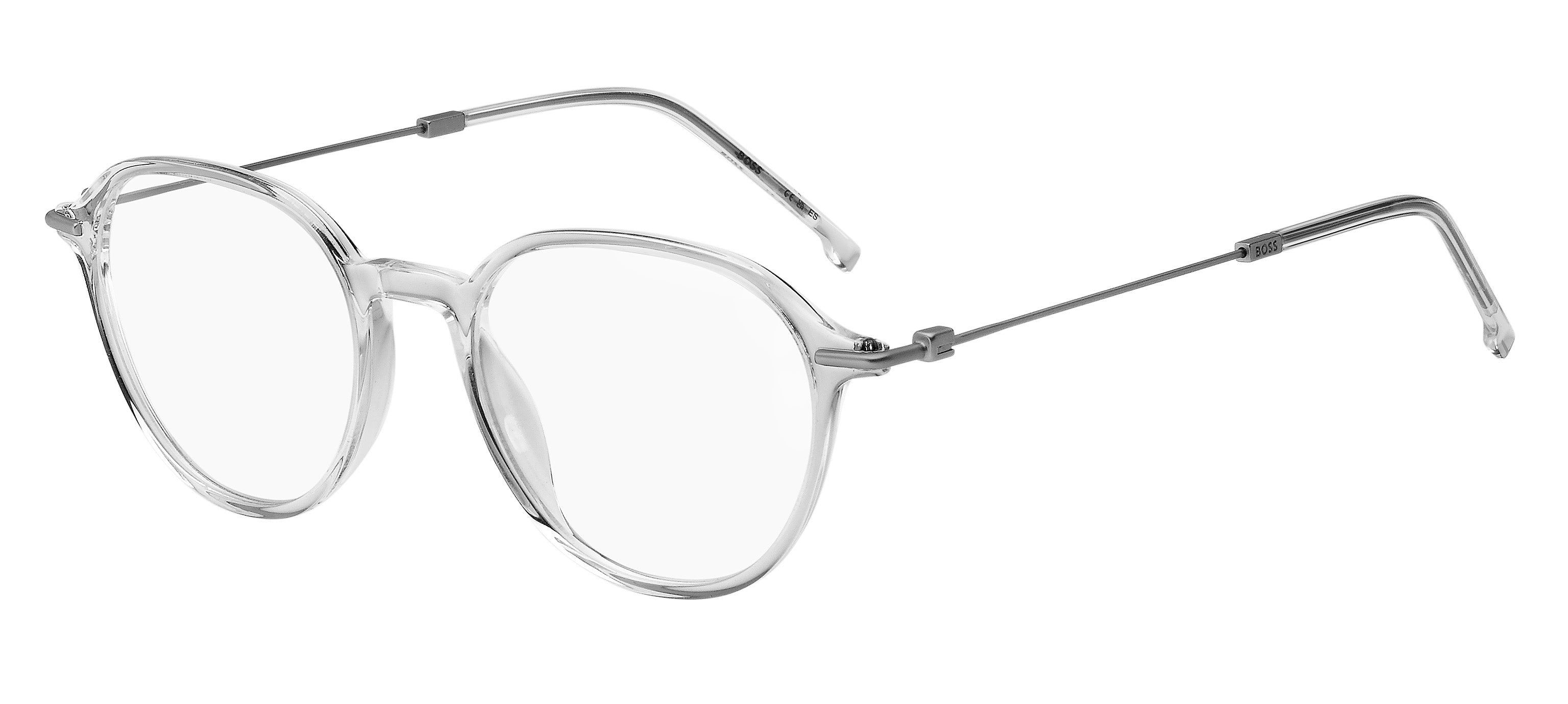 Hugo Boss Uomo Hugo Boss BOSS 1481 SRJ Montature da vista Acetato Cristallo Rotonda Hugo Boss Uomo Hugo Boss BOSS 1481 SRJ Montature da vista Acetato Cristallo Rotonda