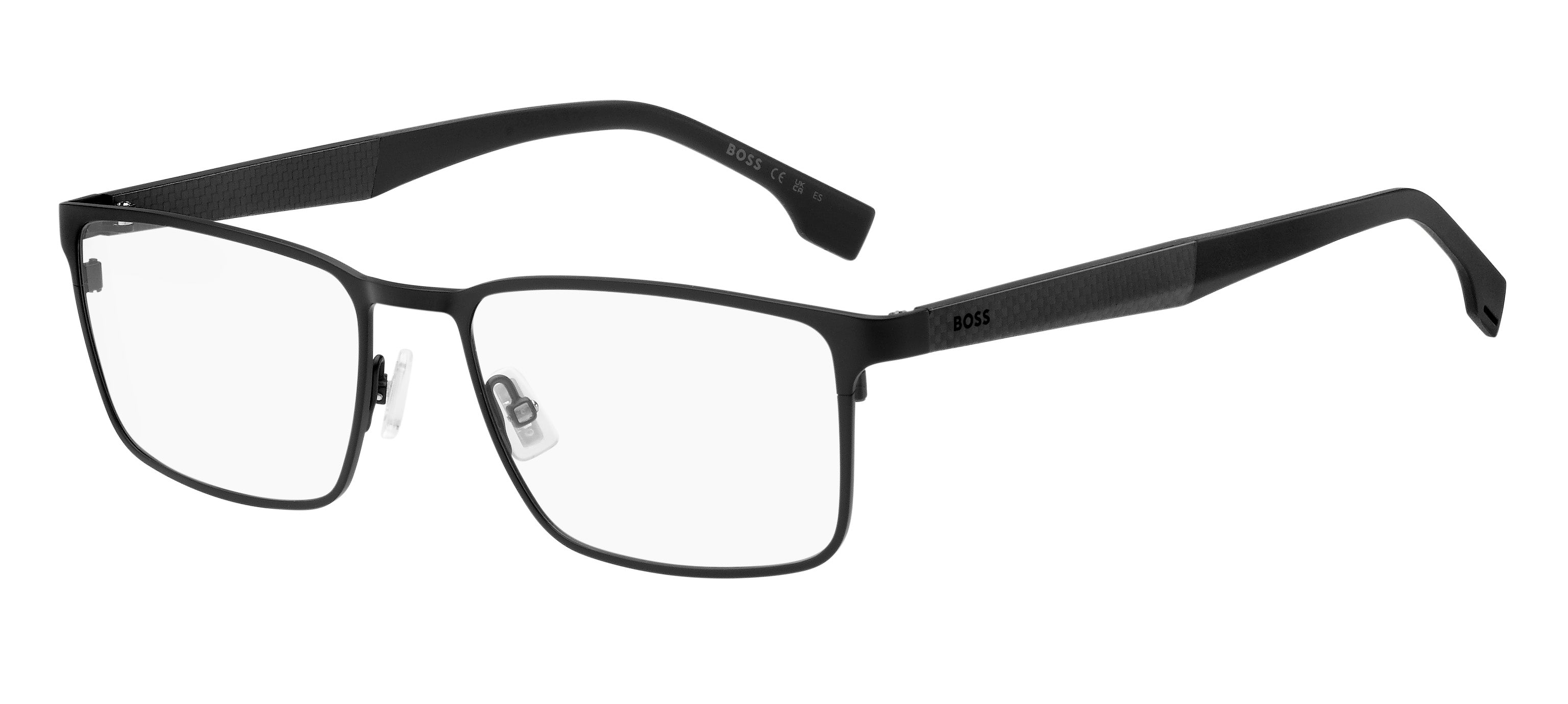 Hugo Boss Uomo Hugo Boss BOSS 1488 003 Montature da vista Metallo Nero-opaco Squadrata