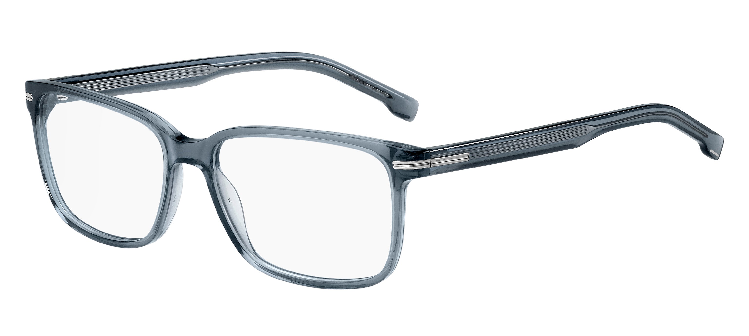 Hugo Boss Uomo Hugo Boss BOSS 1511 PJP Montature da vista Bio-acetato Blu Squadrata