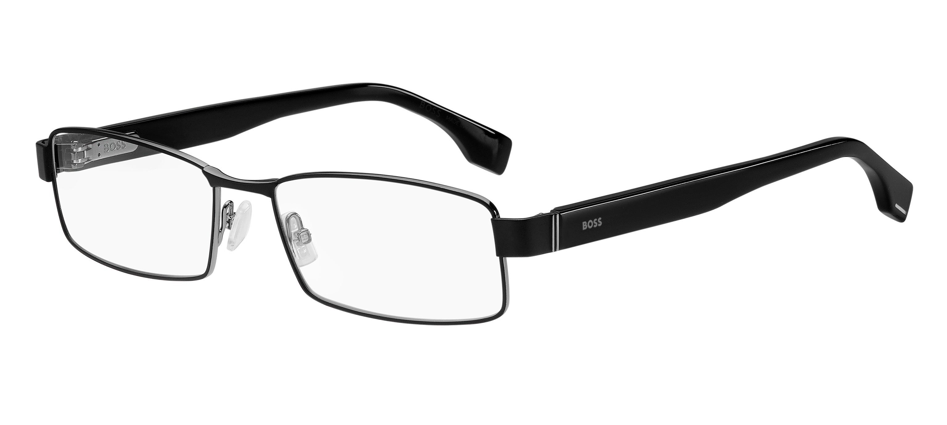 Hugo Boss Uomo Hugo Boss BOSS 1519 003 Montature da vista Acciaio Nero-opaco Squadrata Hugo Boss Uomo Hugo Boss BOSS 1519 003 Montature da vista Acciaio Nero-opaco Squadrata