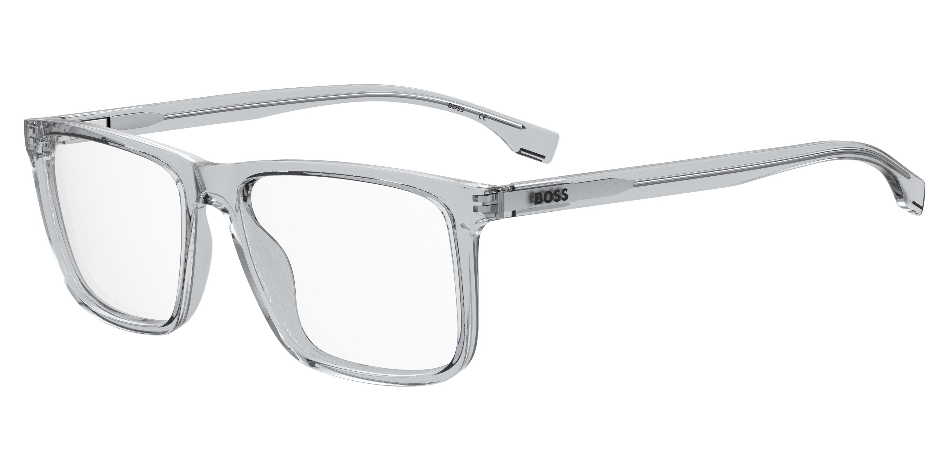 Hugo Boss Uomo Hugo Boss BOSS 1571 KB7 Montature da vista Plastica Grigio Squadrata Hugo Boss Uomo Hugo Boss BOSS 1571 KB7 Montature da vista Plastica Grigio Squadrata