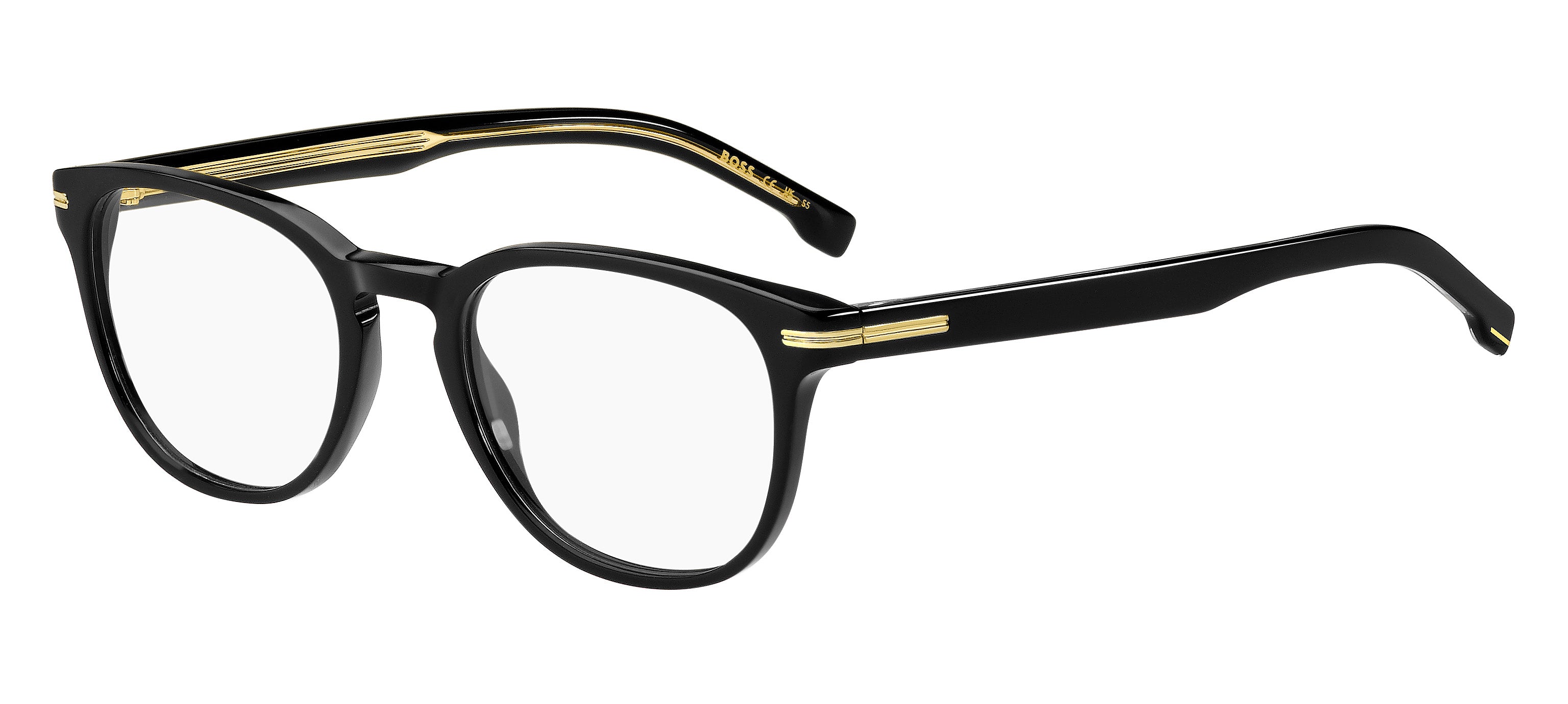 Hugo Boss Uomo Hugo Boss BOSS 1601 807 Montature da vista Plastica Nero Rotonda Hugo Boss Uomo Hugo Boss BOSS 1601 807 Montature da vista Plastica Nero Rotonda