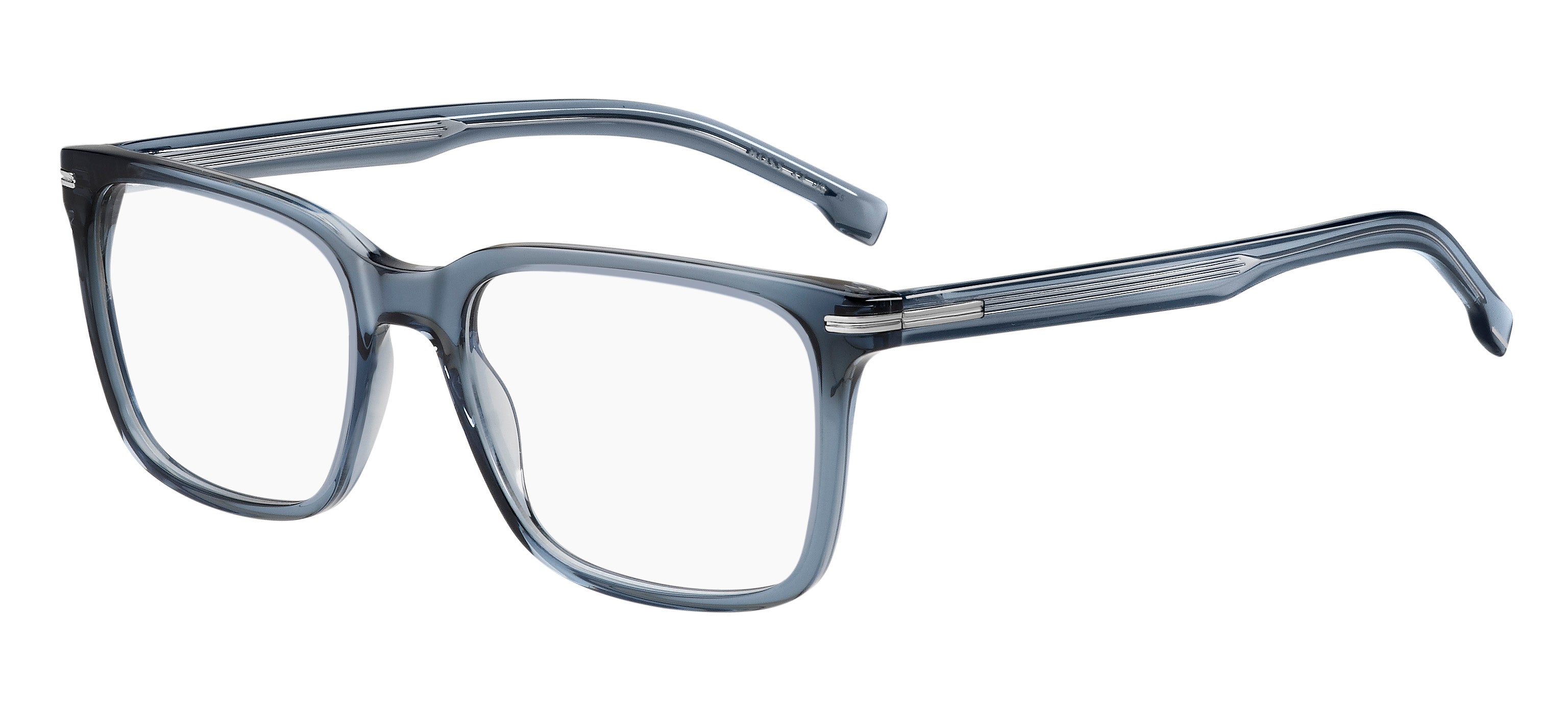 Hugo Boss Uomo Hugo Boss BOSS 1602 PJP Montature da vista Plastica Blu Squadrata Hugo Boss Uomo Hugo Boss BOSS 1602 PJP Montature da vista Plastica Blu Squadrata