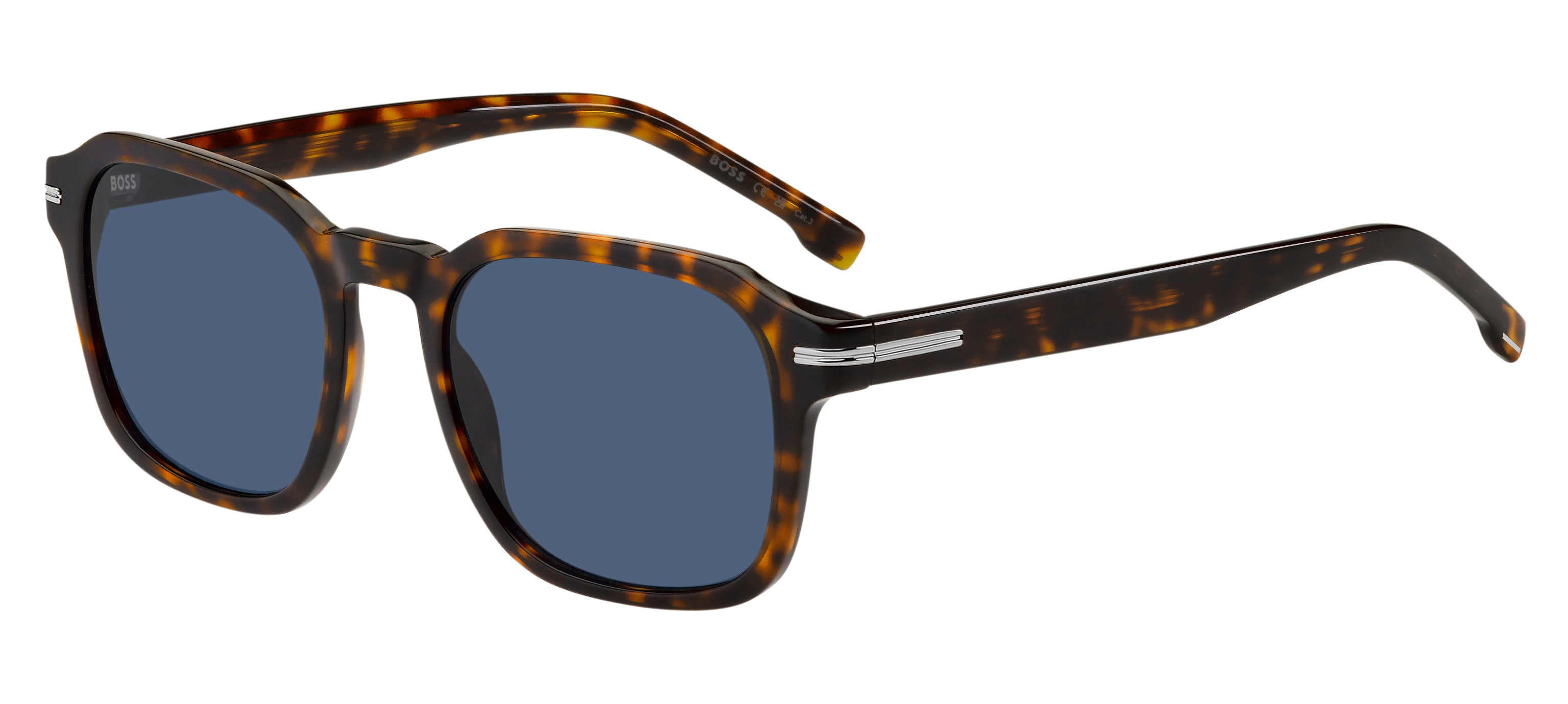 Hugo Boss Uomo Hugo Boss BOSS 1627/S 086/KU Occhiali da sole Acetato Havana Blu Squadrata