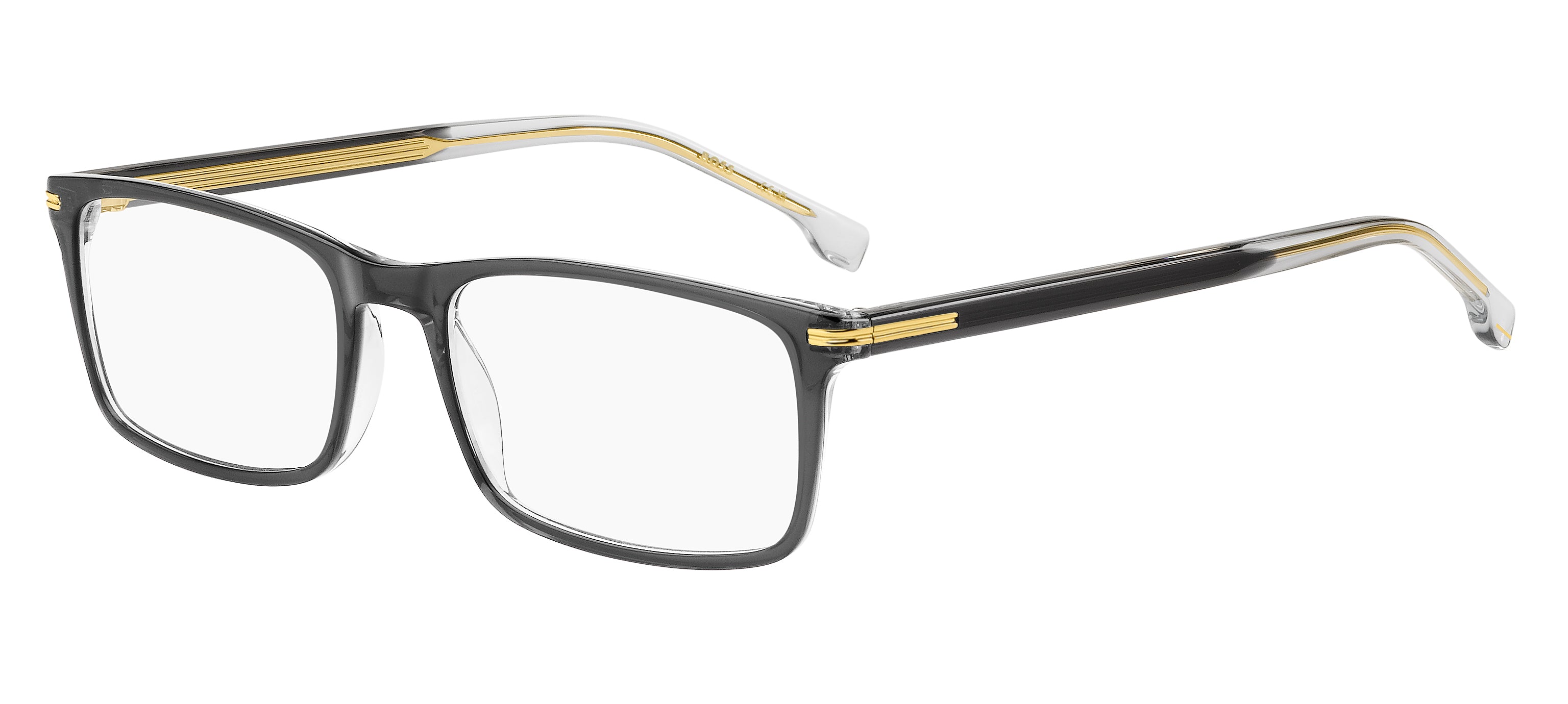 Hugo Boss Uomo Hugo Boss BOSS 1630 KB7 Montature da vista Acetato Grigio Squadrata