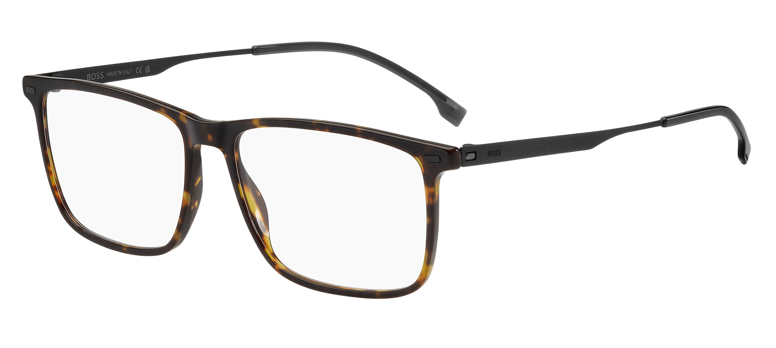 Hugo Boss Uomo Hugo Boss BOSS 1642 2OS Montature da vista Acetato Havana Squadrata Hugo Boss Uomo Hugo Boss BOSS 1642 2OS Montature da vista Acetato Havana Squadrata