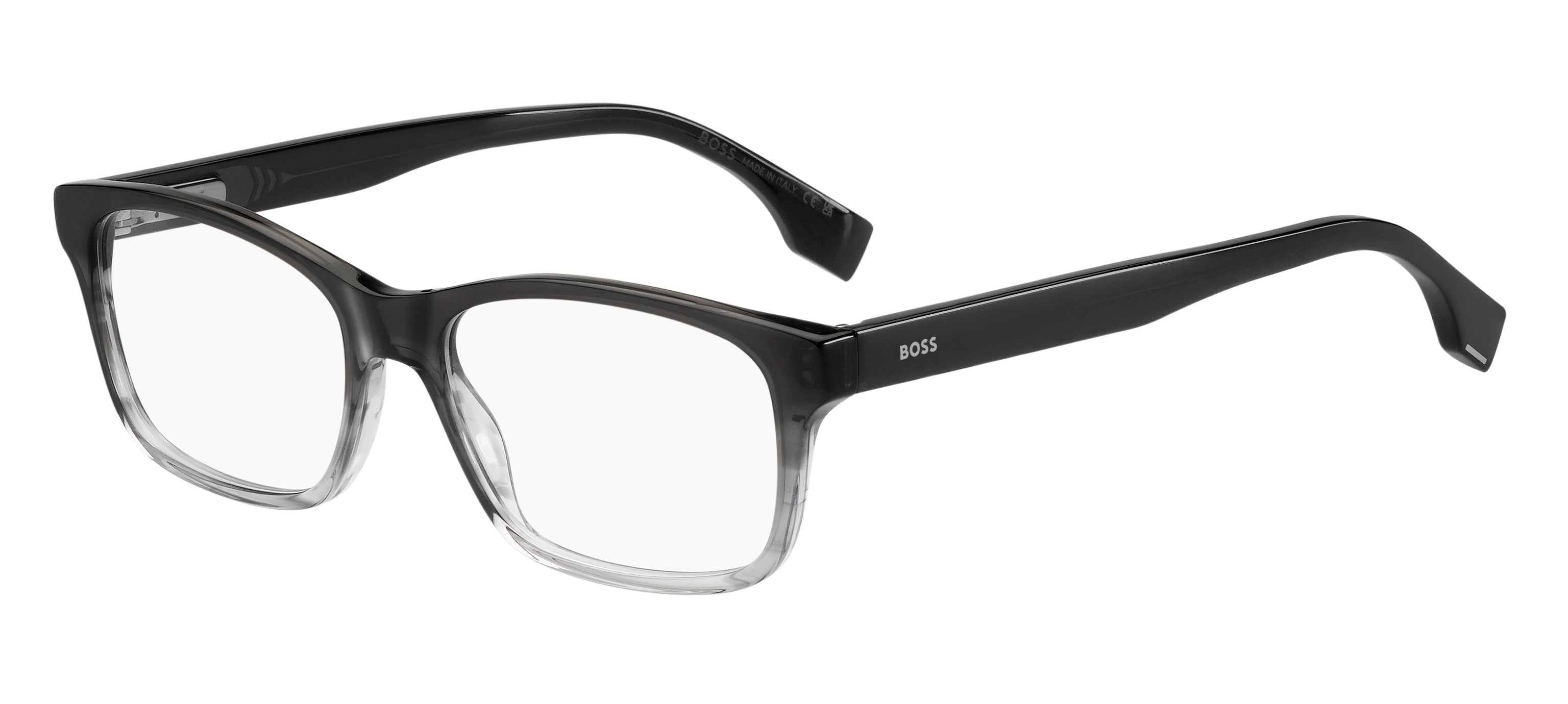 Hugo Boss Uomo Hugo Boss BOSS 1645 2W8 Montature da vista Acetato Grigio Squadrata