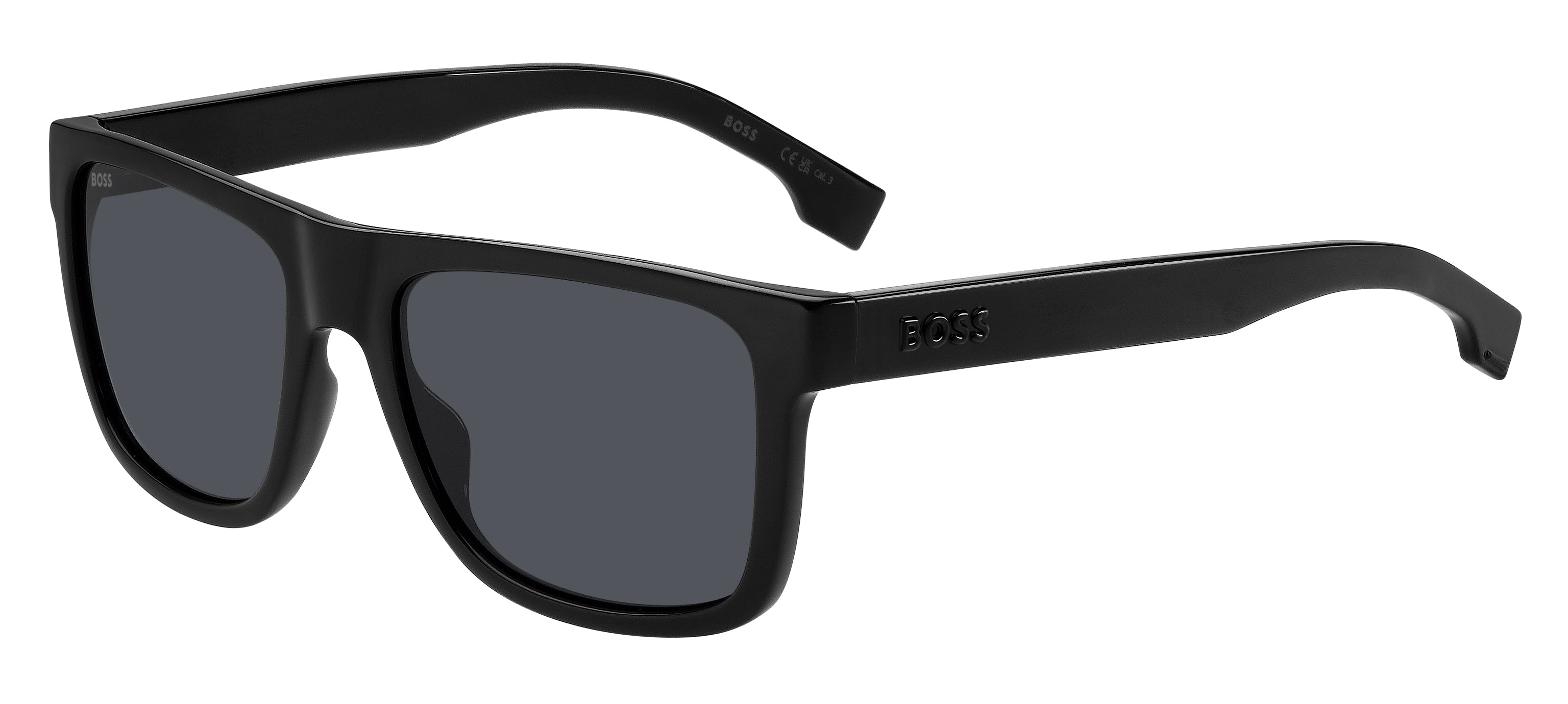 Hugo Boss Uomo Hugo Boss BOSS 1647/S 807/IR Occhiali da sole Iniettato Nero Grigio Squadrata