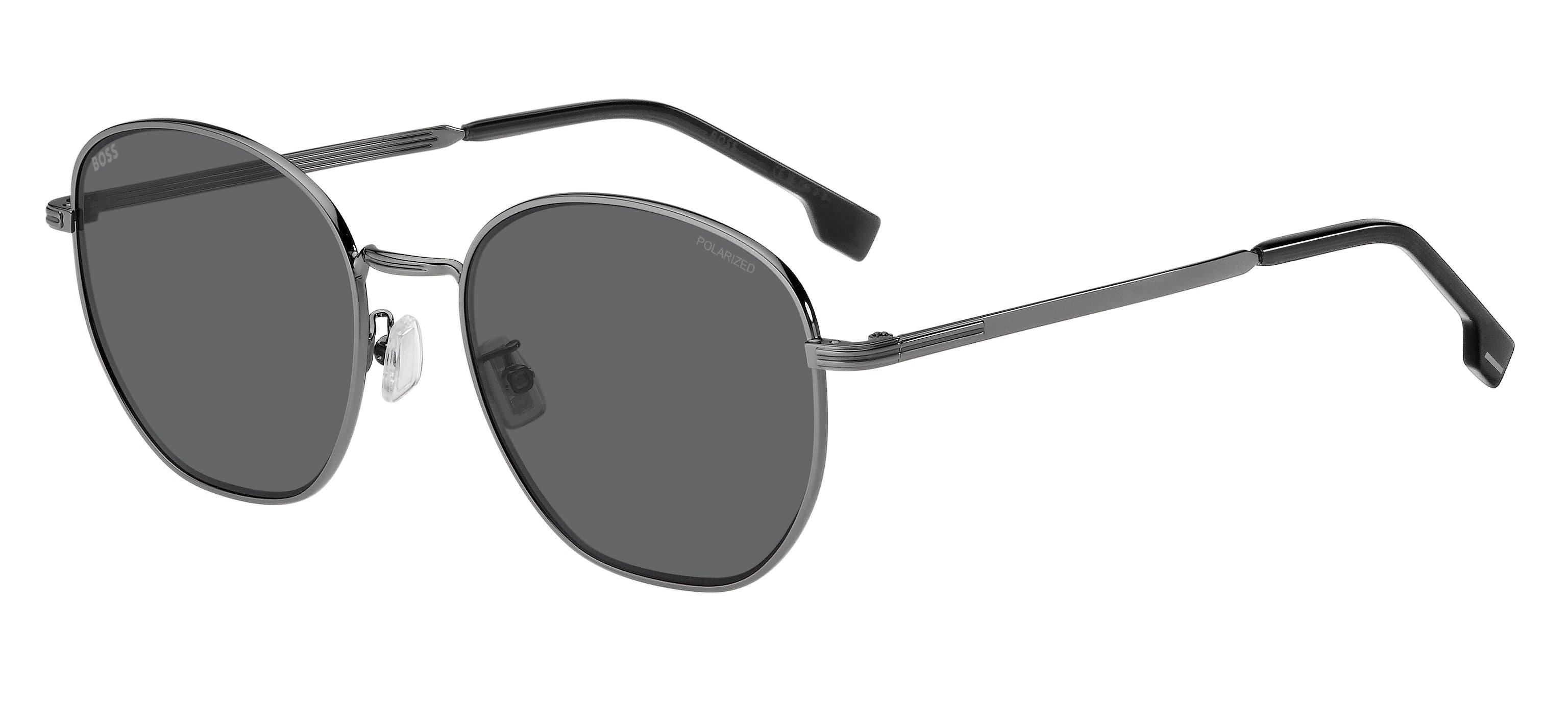 Hugo Boss Uomo Hugo Boss BOSS 1671/F/SK KJ1/M9 Occhiali da sole Acciaio Canna di fucile Grigio Rotonda Polarizzata Hugo Boss Uomo Hugo Boss BOSS 1671/F/SK KJ1/M9 Occhiali da sole Acciaio Canna di fucile Grigio Rotonda Polarizzata