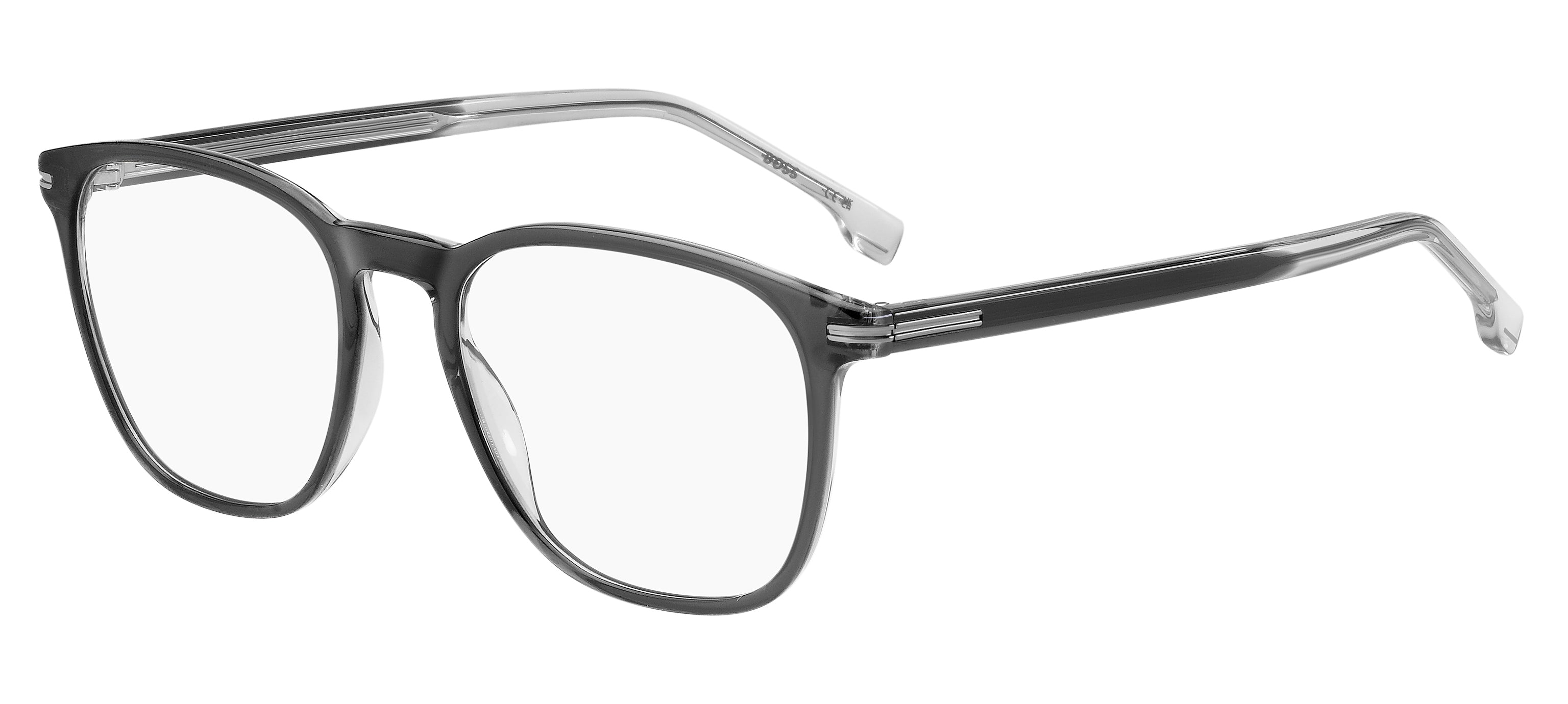 Hugo Boss Uomo Hugo Boss BOSS 1680 KB7 Montature da vista Acetato Grigio Rotonda