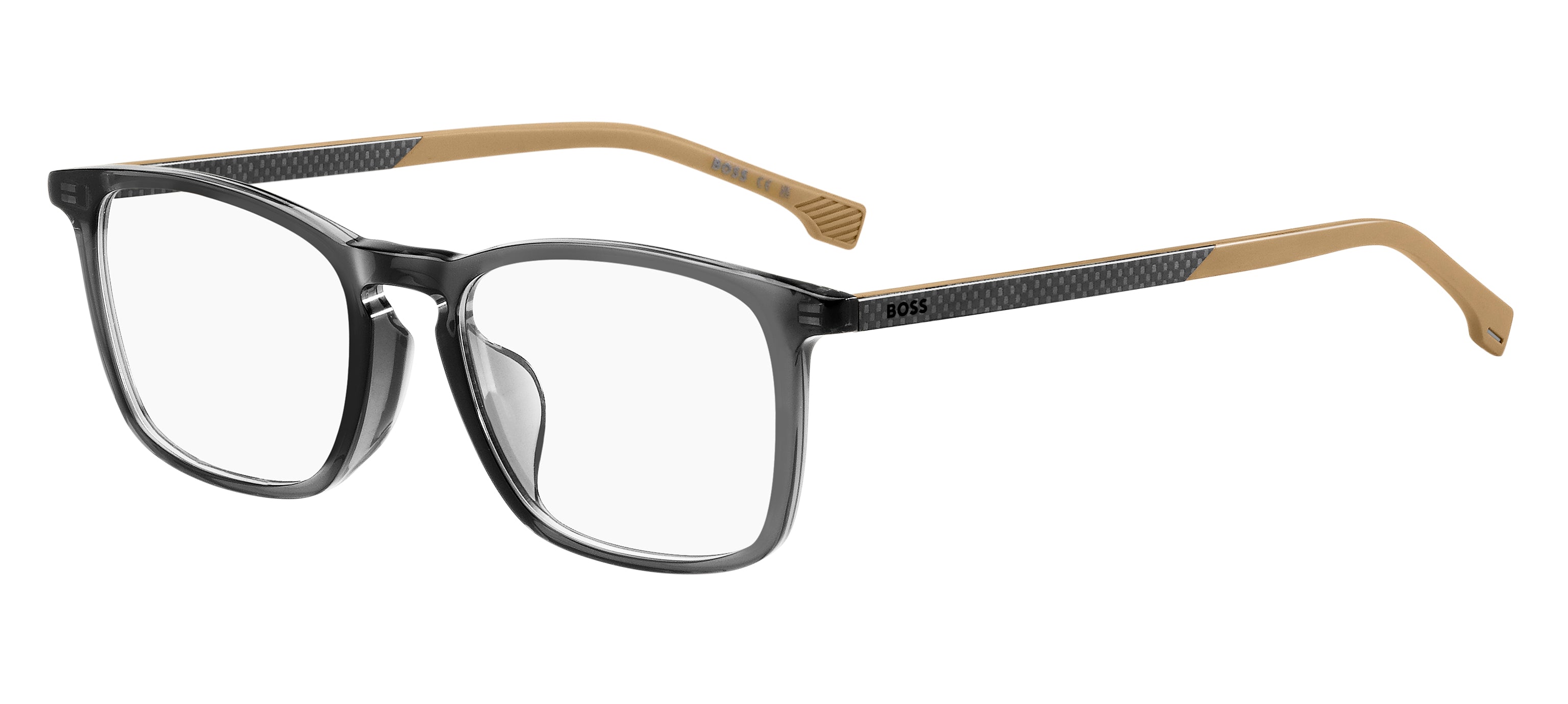 Hugo Boss Uomo Hugo Boss BOSS 1716/F KB7 Montature da vista Acetato Grigio Squadrata Normale Hugo Boss Uomo Hugo Boss BOSS 1716/F KB7 Montature da vista Acetato Grigio Squadrata Normale