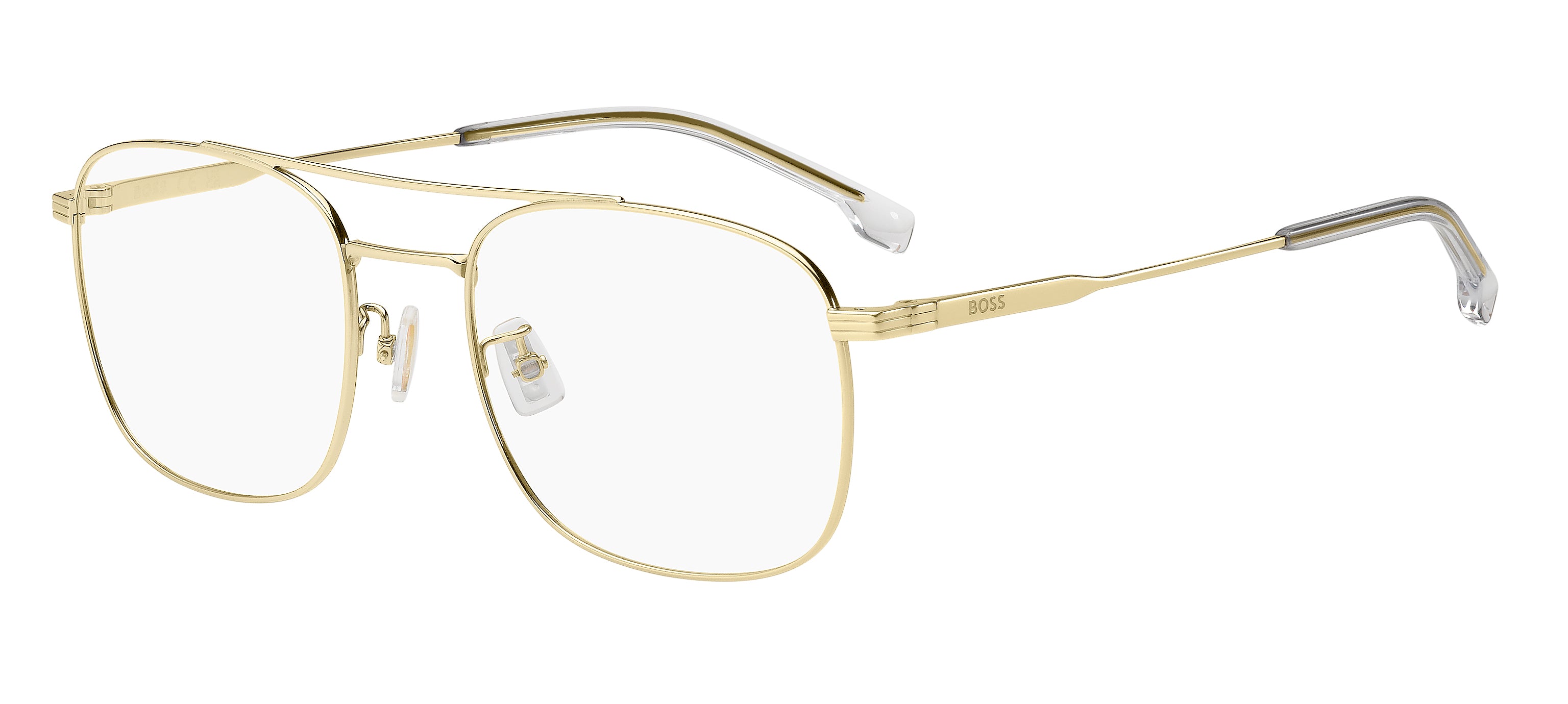 Hugo Boss Uomo Hugo Boss BOSS 1771/G J5G Montature da vista Titanio Oro Squadrata Normale Hugo Boss Uomo Hugo Boss BOSS 1771/G J5G Montature da vista Titanio Oro Squadrata Normale