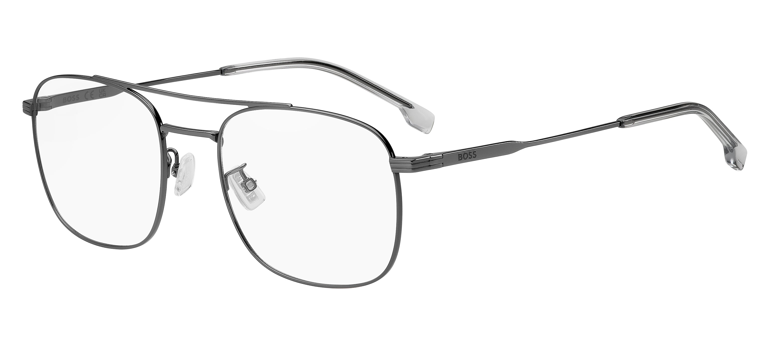 Hugo Boss Uomo Hugo Boss BOSS 1771/G V81 Montature da vista Titanio Rutenio Squadrata Normale