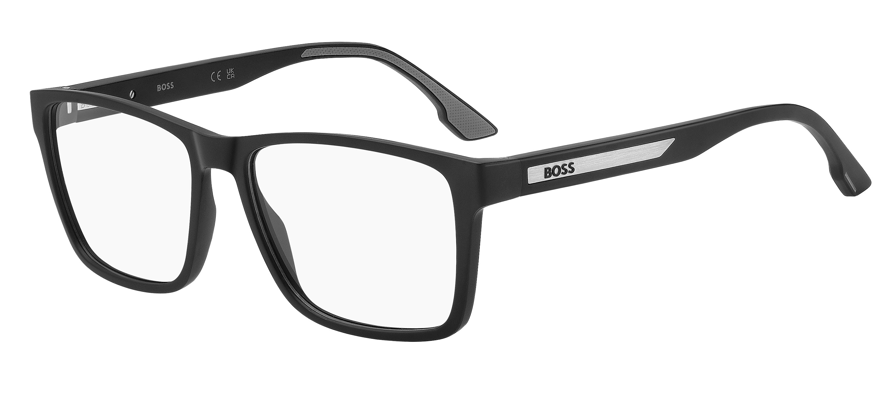 Hugo Boss Uomo Hugo Boss BOSS 1909 807 Montature da vista Eco-poliammide Nero Squadrata Normale Hugo Boss Uomo Hugo Boss BOSS 1909 807 Montature da vista Eco-poliammide Nero Squadrata Normale