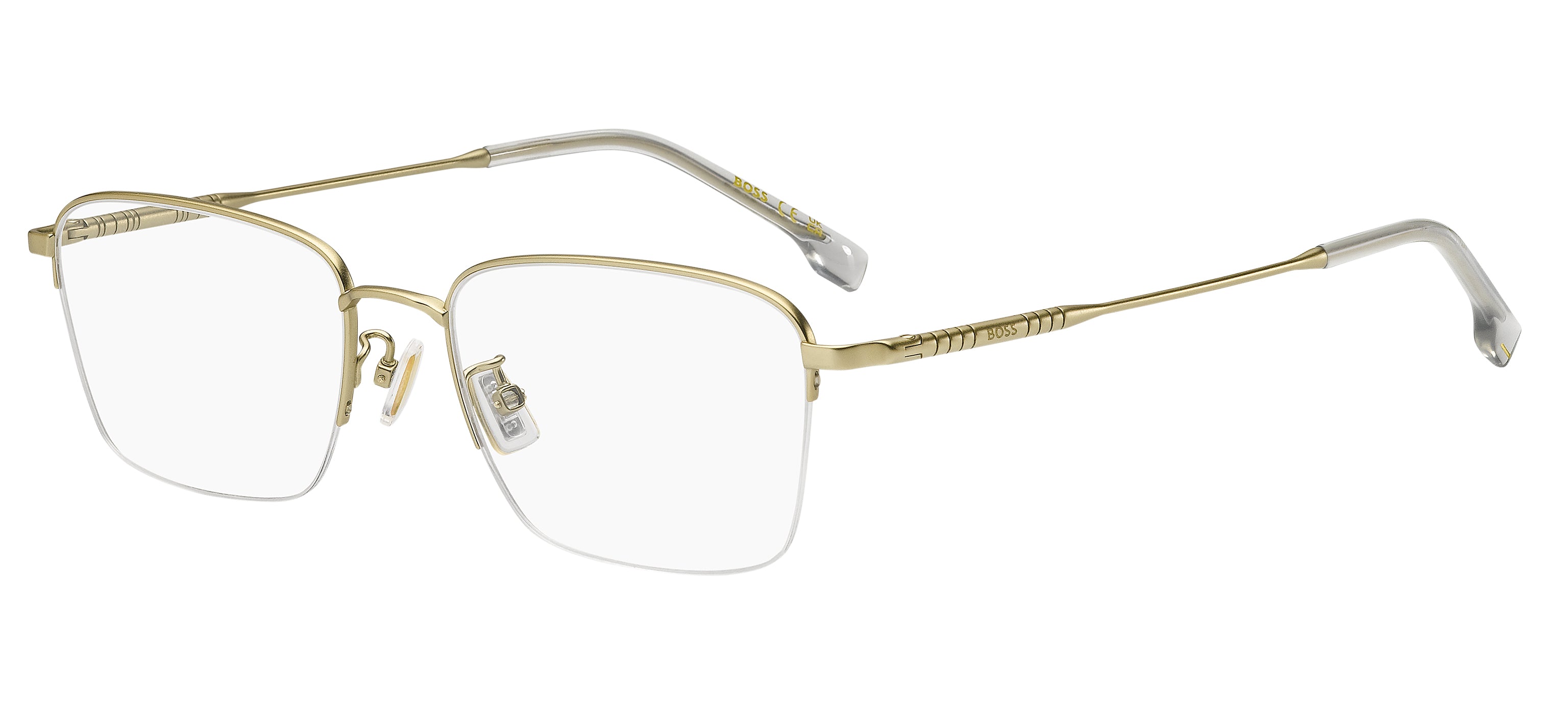 Hugo Boss Uomo Hugo Boss BOSS 1928/F AOZ Montature da vista Titanio Oro Squadrata Normale Hugo Boss Uomo Hugo Boss BOSS 1928/F AOZ Montature da vista Titanio Oro Squadrata Normale