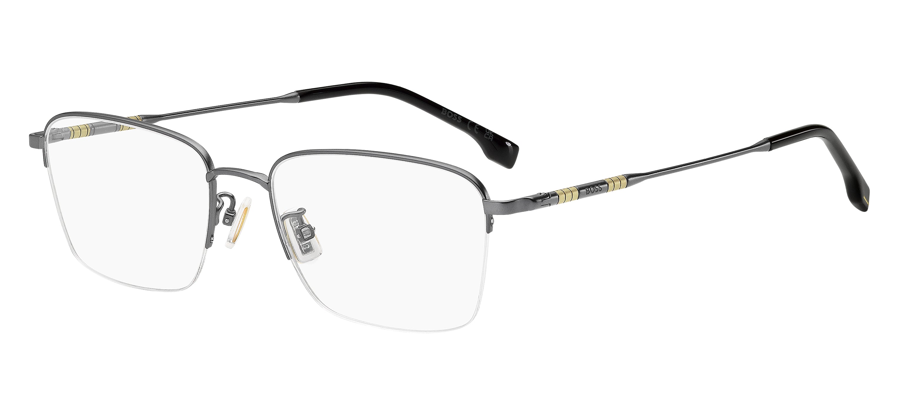 Hugo Boss Uomo Hugo Boss BOSS 1928/F R80 Montature da vista Rutenio Squadrata Normale Hugo Boss Uomo Hugo Boss BOSS 1928/F R80 Montature da vista Rutenio Squadrata Normale