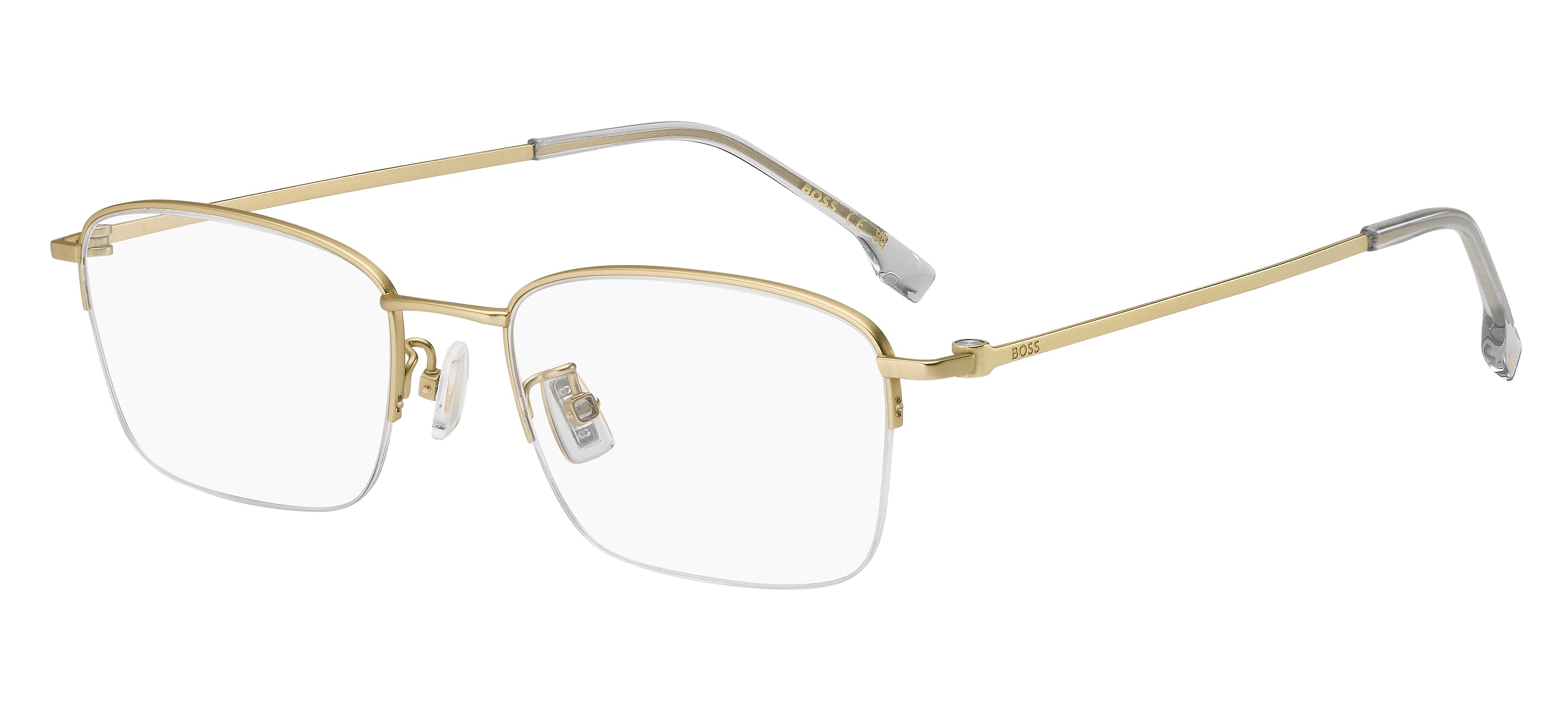 Hugo Boss Uomo Hugo Boss BOSS 1932/F AOZ Montature da vista Titanio Oro Squadrata Normale Hugo Boss Uomo Hugo Boss BOSS 1932/F AOZ Montature da vista Titanio Oro Squadrata Normale
