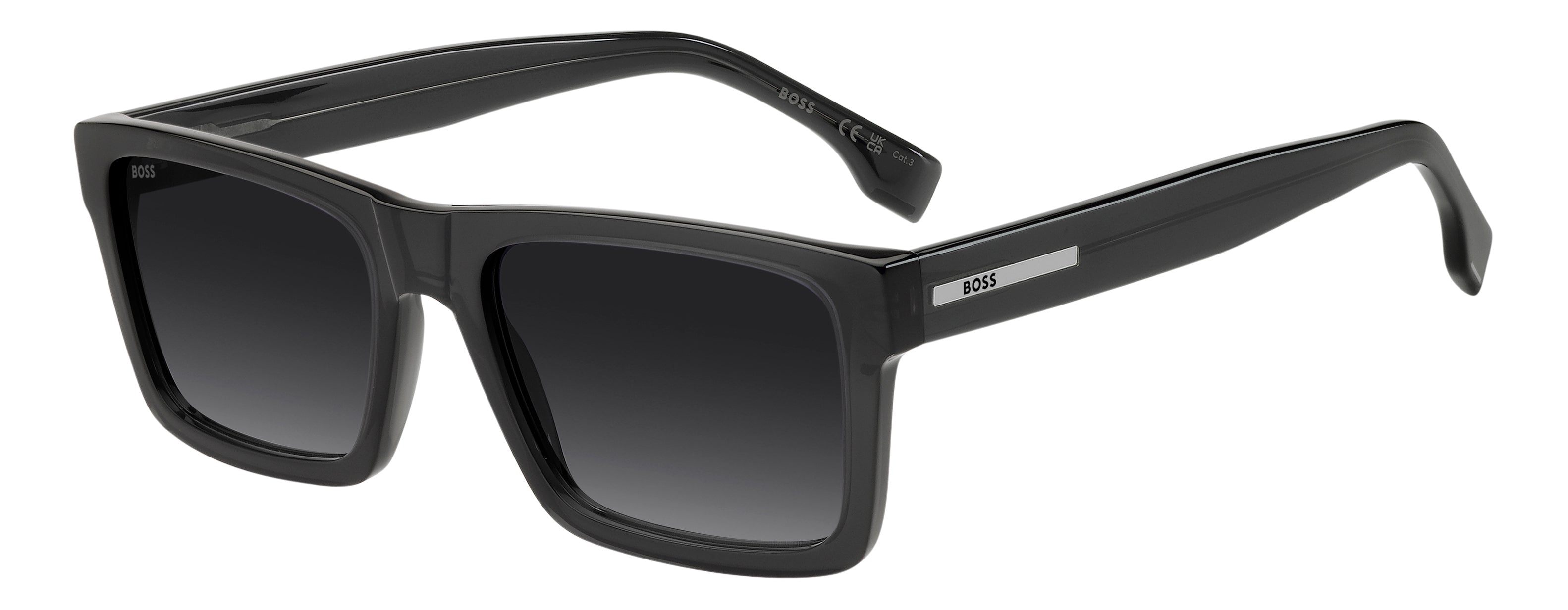 Hugo Boss Uomo Hugo Boss BOSS 1983/S KB7/9O Occhiali da sole Acetato Grigio Grigio Squadrata Normale Sfumato Hugo Boss Uomo Hugo Boss BOSS 1983/S KB7/9O Occhiali da sole Acetato Grigio Grigio Squadrata Normale Sfumato