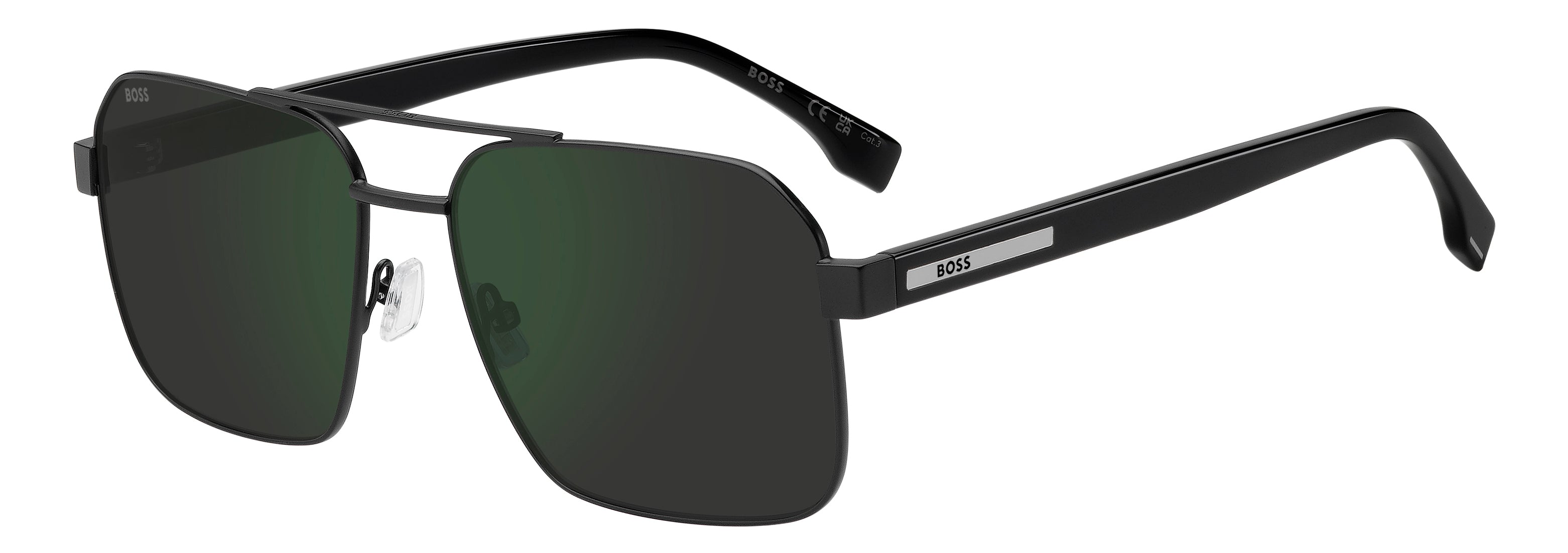 Hugo Boss Uomo Hugo Boss BOSS 1985/S 003/I8 Occhiali da sole Metallo Nero Grigio Squadrata Normale Specchiato Hugo Boss Uomo Hugo Boss BOSS 1985/S 003/I8 Occhiali da sole Metallo Nero Grigio Squadrata Normale Specchiato