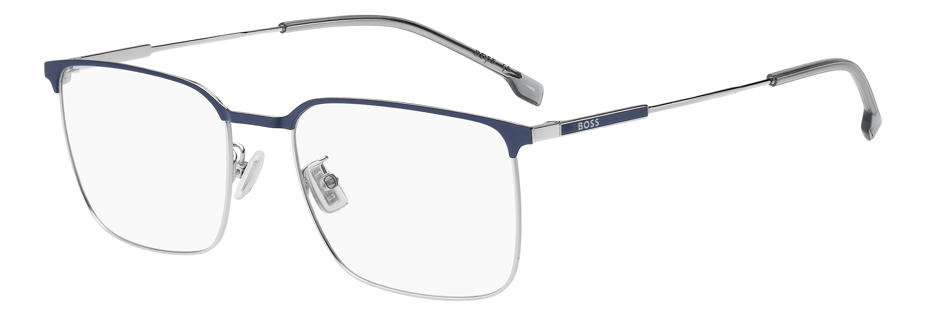 Hugo Boss Uomo Hugo Boss BOSS 1996/G FLL Montature da vista Titanio Blu Squadrata Normale Hugo Boss Uomo Hugo Boss BOSS 1996/G FLL Montature da vista Titanio Blu Squadrata Normale