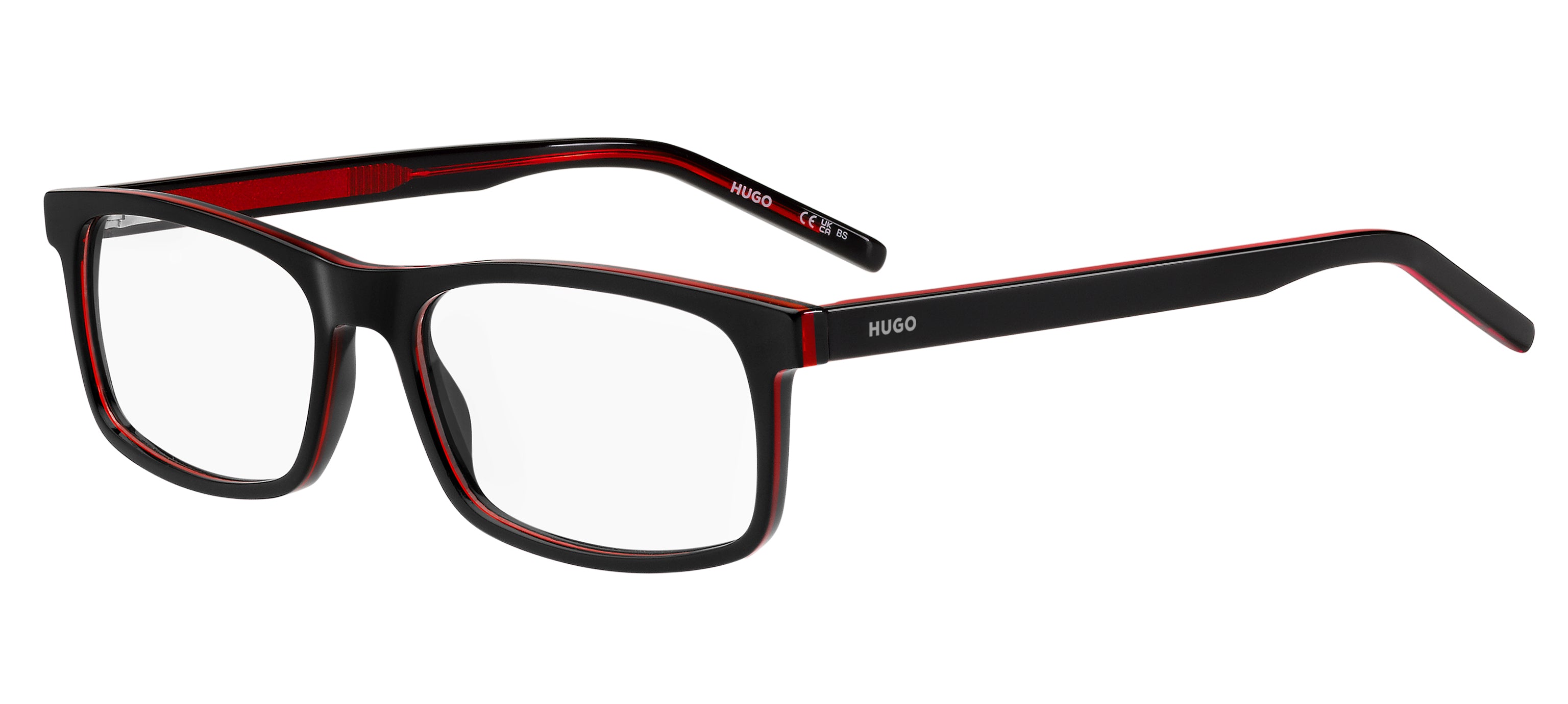 Hugo Boss Uomo Hugo Boss HG 1004 OIT Montature da vista Acetato Nero Squadrata