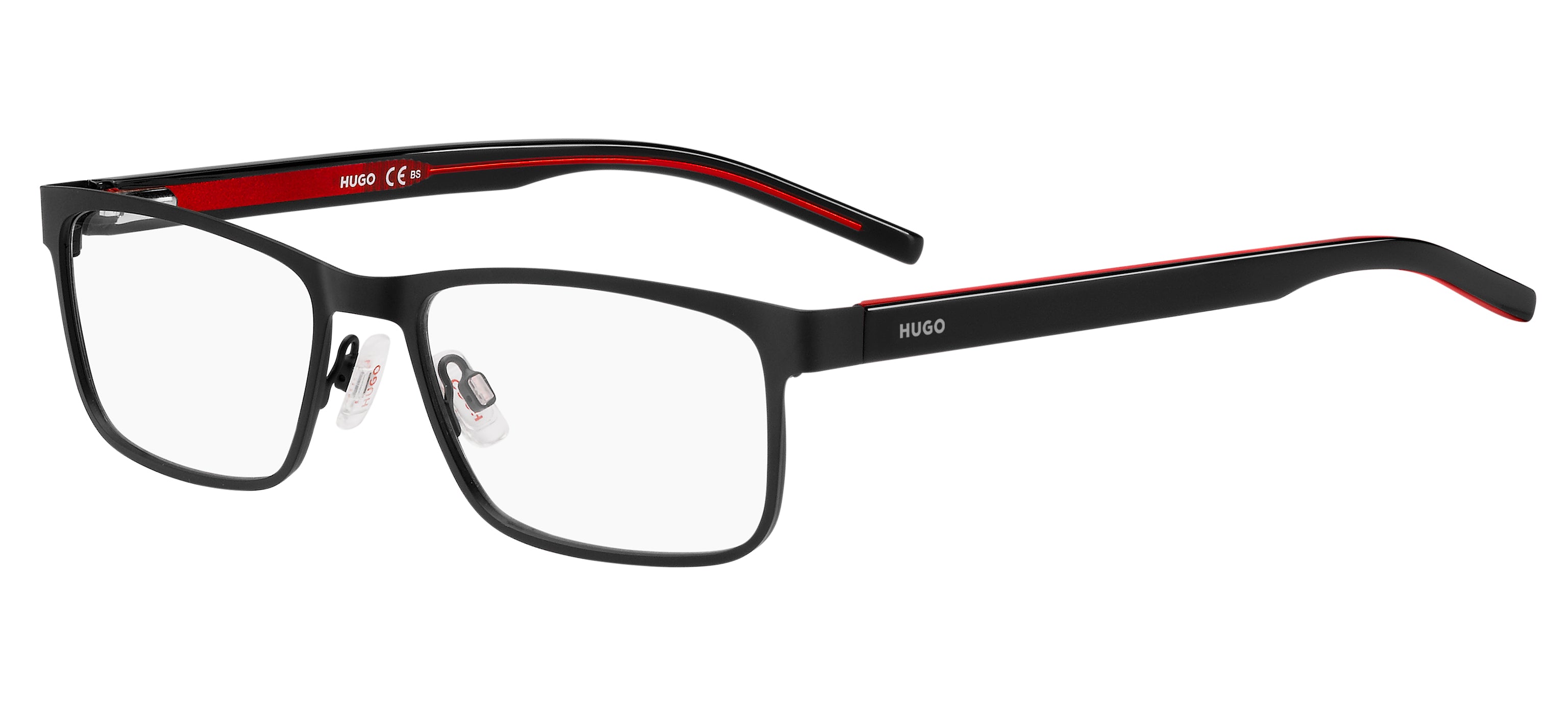 Hugo Boss Uomo Hugo Boss HG 1005 BLX Montature da vista Acciaio Nero-opaco Squadrata