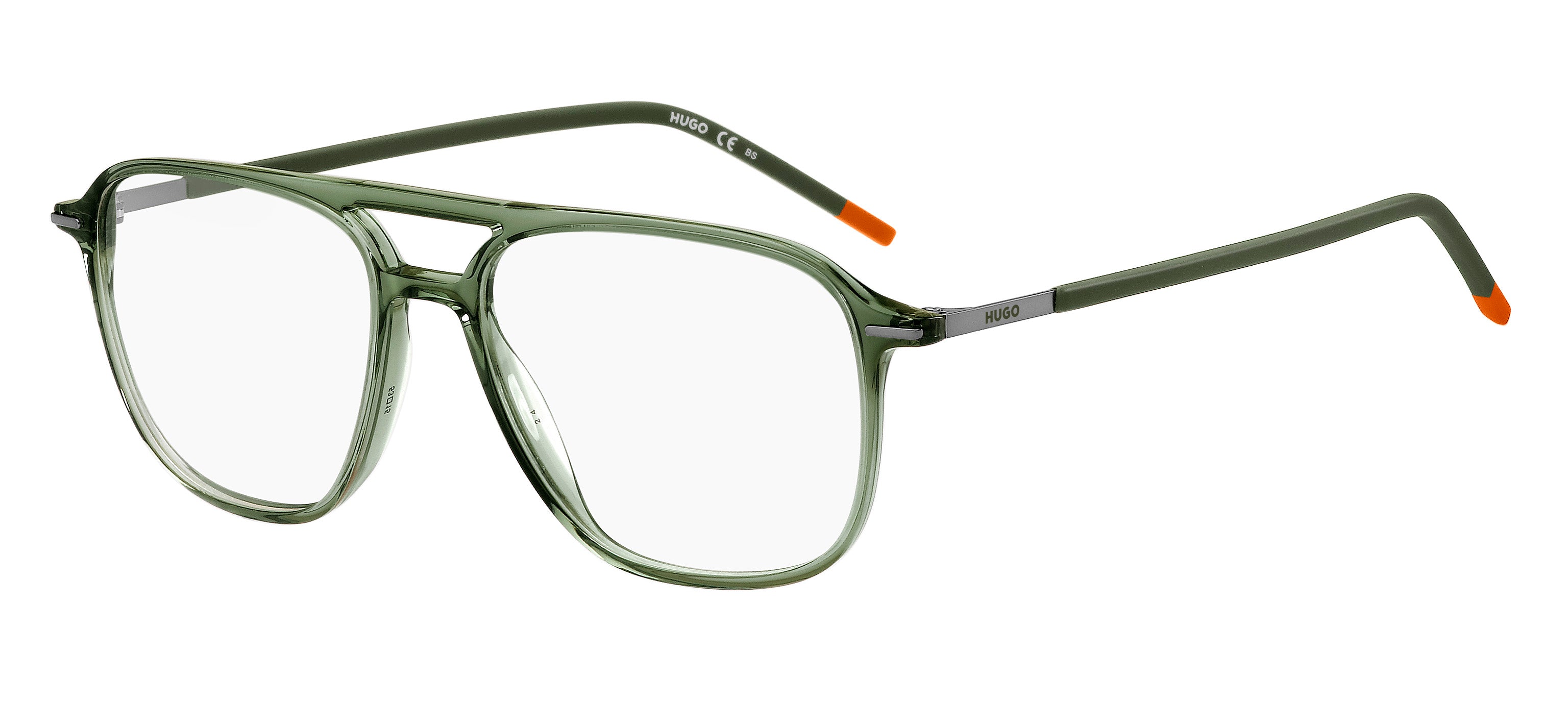 Hugo Boss Uomo Hugo Boss HG 1232 1ED Montature da vista Acetato Verde Squadrata