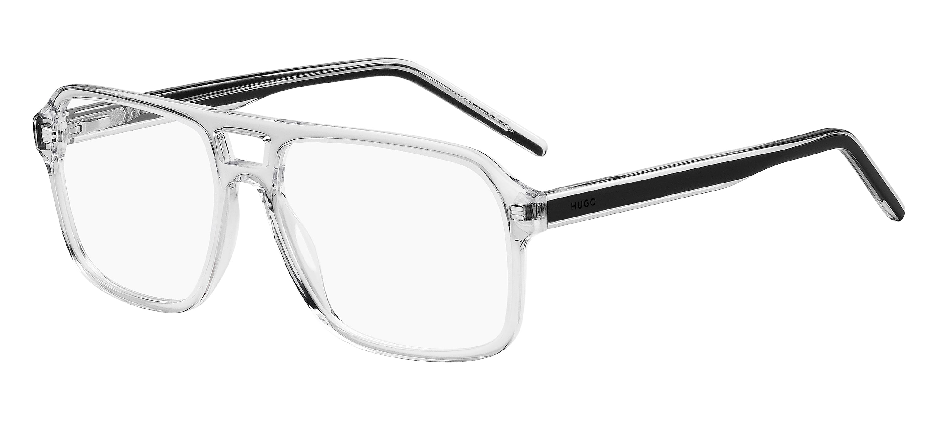 Hugo Boss Uomo Hugo Boss HG 1299 7C5 Montature da vista Acetato Cristallo Pilot