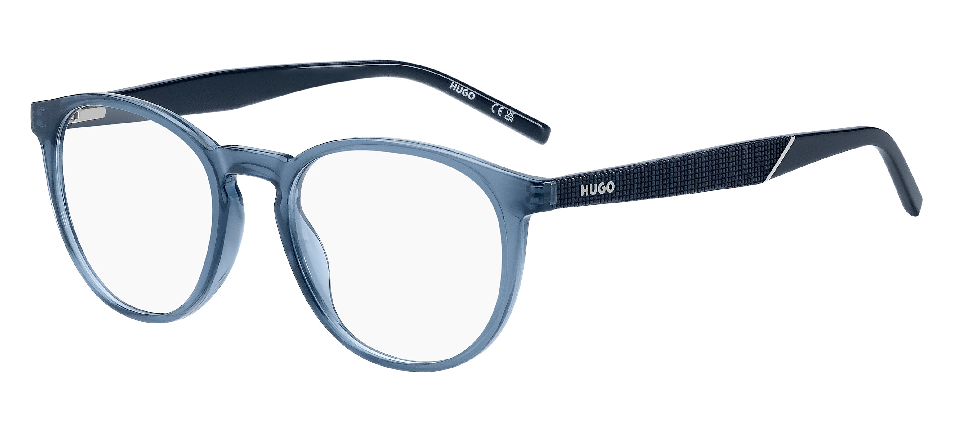 Hugo Boss Uomo Hugo Boss HG 1308 PJP Montature da vista Iniettato Blu Rotonda