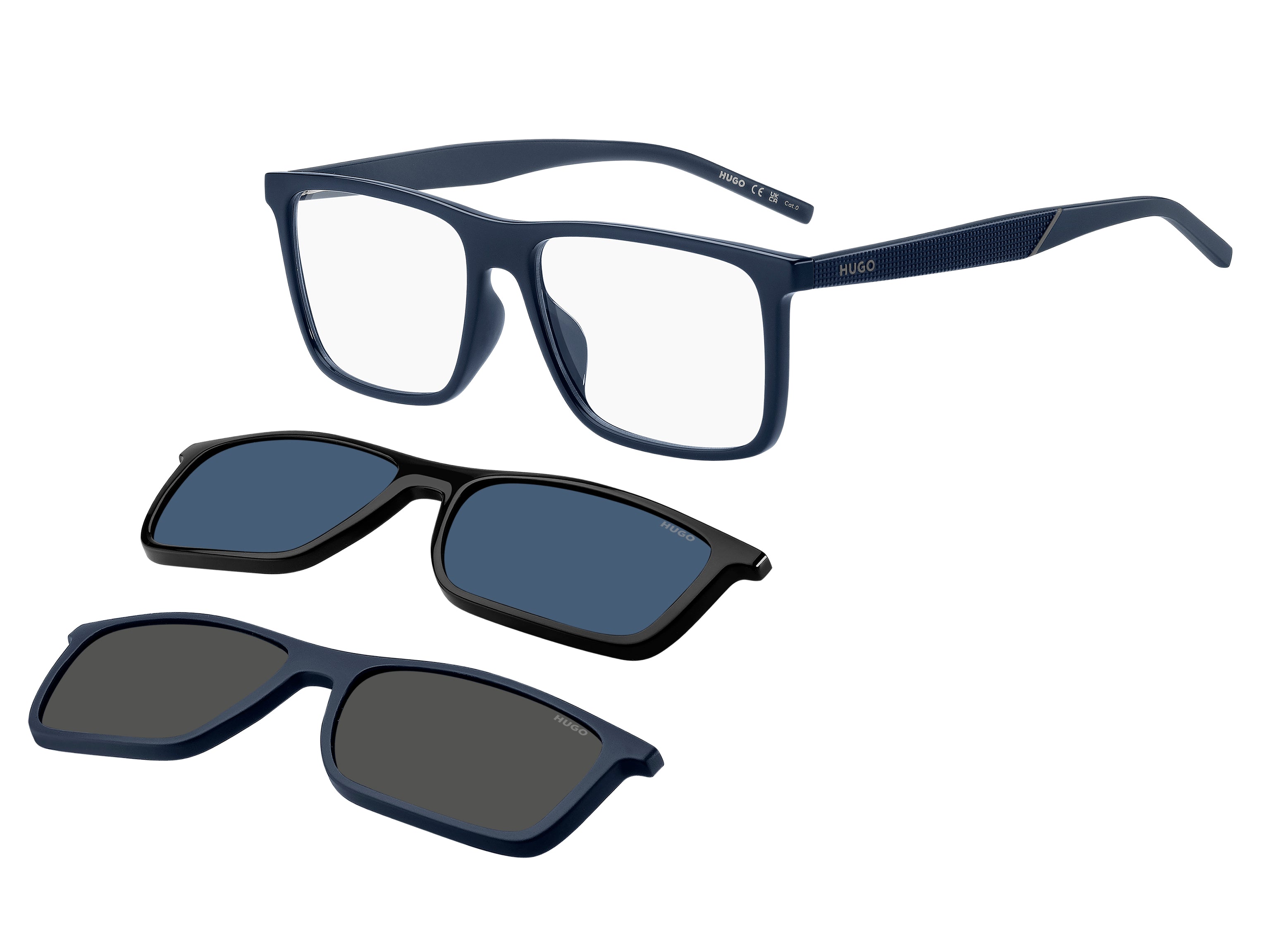 Hugo Boss Uomo Hugo Boss HG 1331/G/CS2 9N7/99 Occhiali da sole Acetato Blu Trasparente Squadrata Normale Hugo Boss Uomo Hugo Boss HG 1331/G/CS2 9N7/99 Occhiali da sole Acetato Blu Trasparente Squadrata Normale