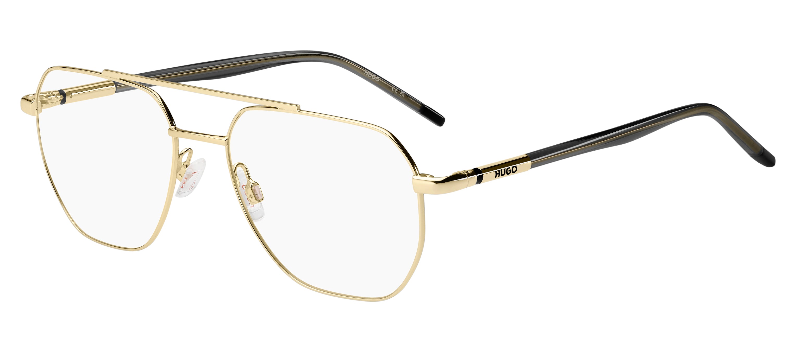 Hugo Boss Uomo Hugo Boss HG 1354 J5G Montature da vista Metallo Oro Rotonda Normale