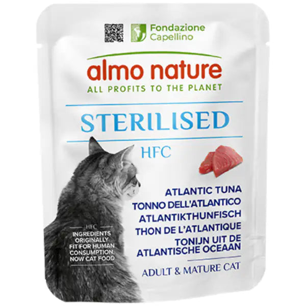 Human food chain cat sterilised tonno atlantico 50 g