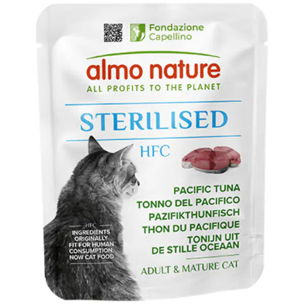 Human food chain cat sterilised tonno pacifico 50 g