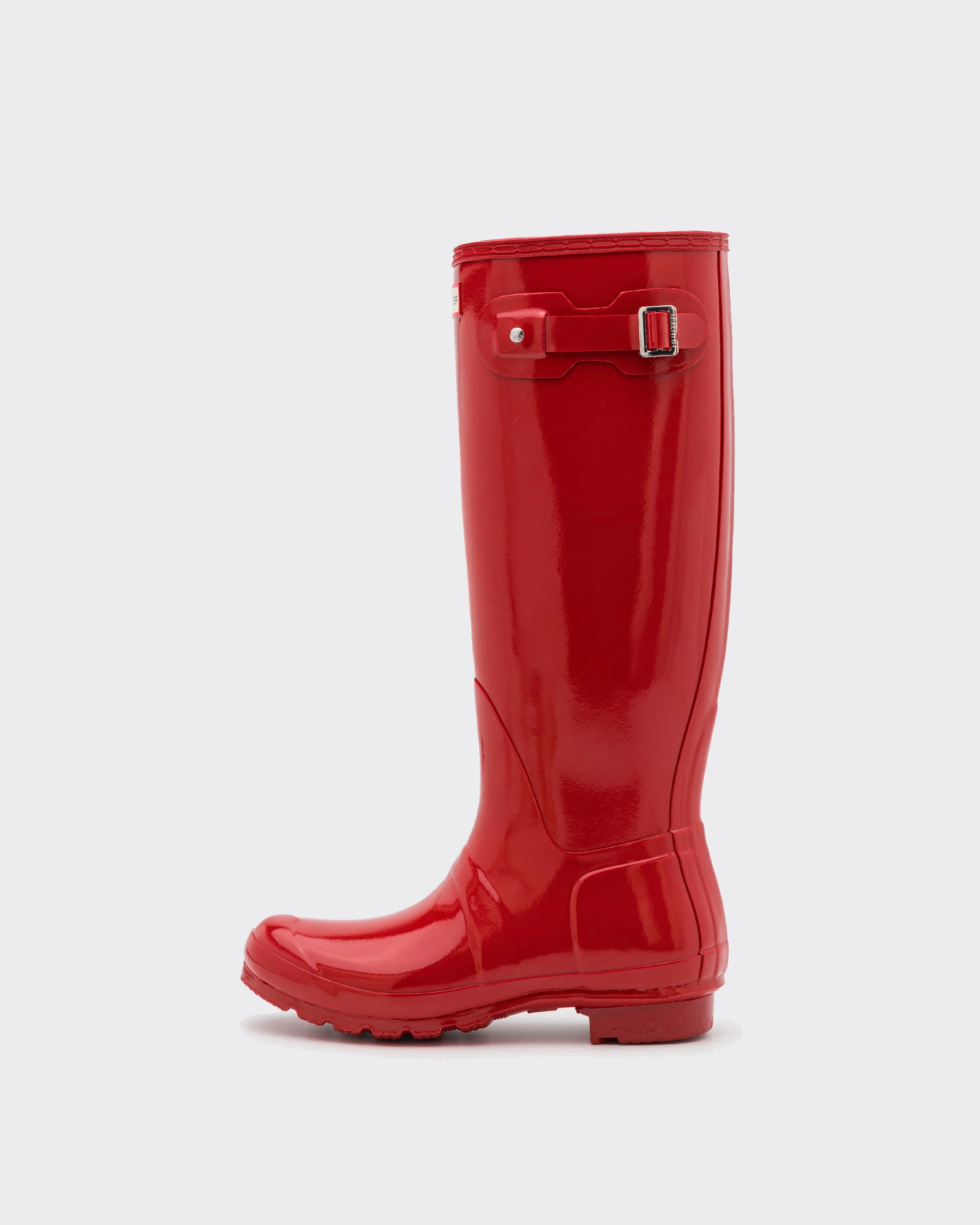 Hunter Tall Boots Womens Original Gloss Military Red