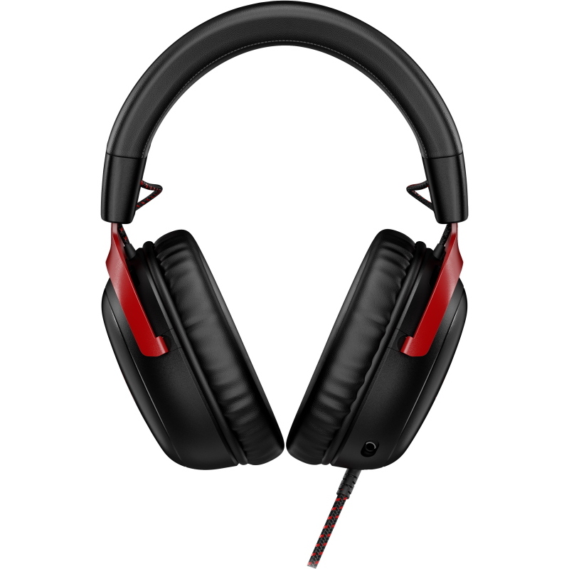 Hyperx cloud iii - cuffie da gaming (nero-rosso)